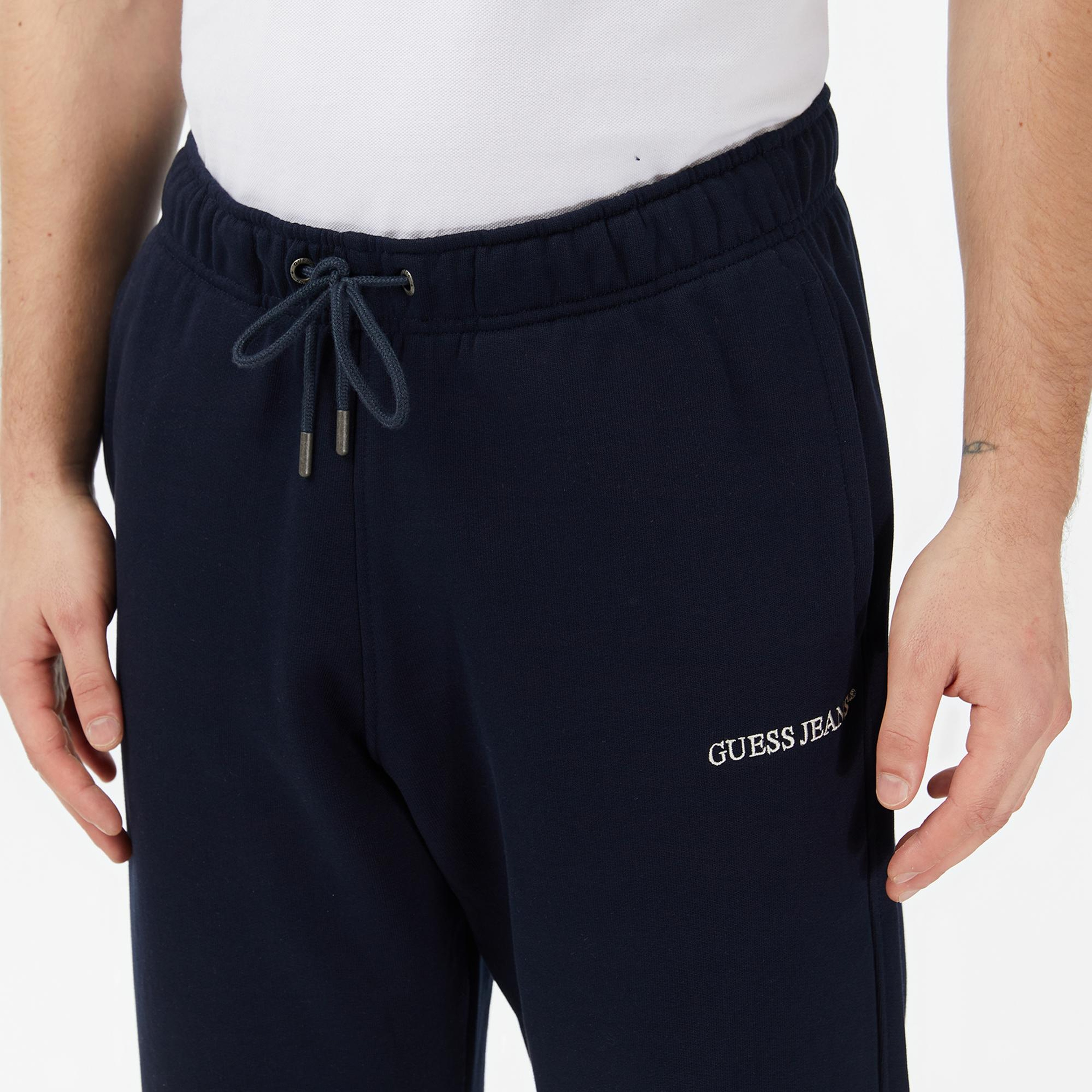 Guess Jeans Terry Regular Fit Erkek Lacivert Pantolon