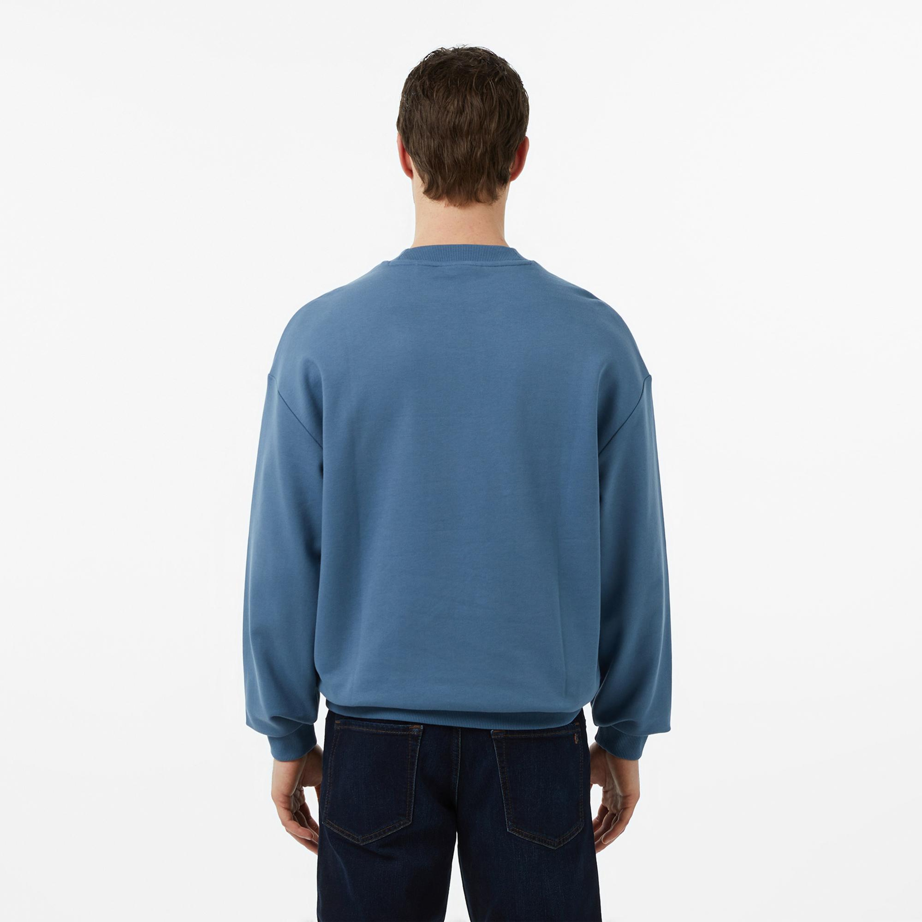 Hugo Danoto Erkek Mavi Sweatshirt