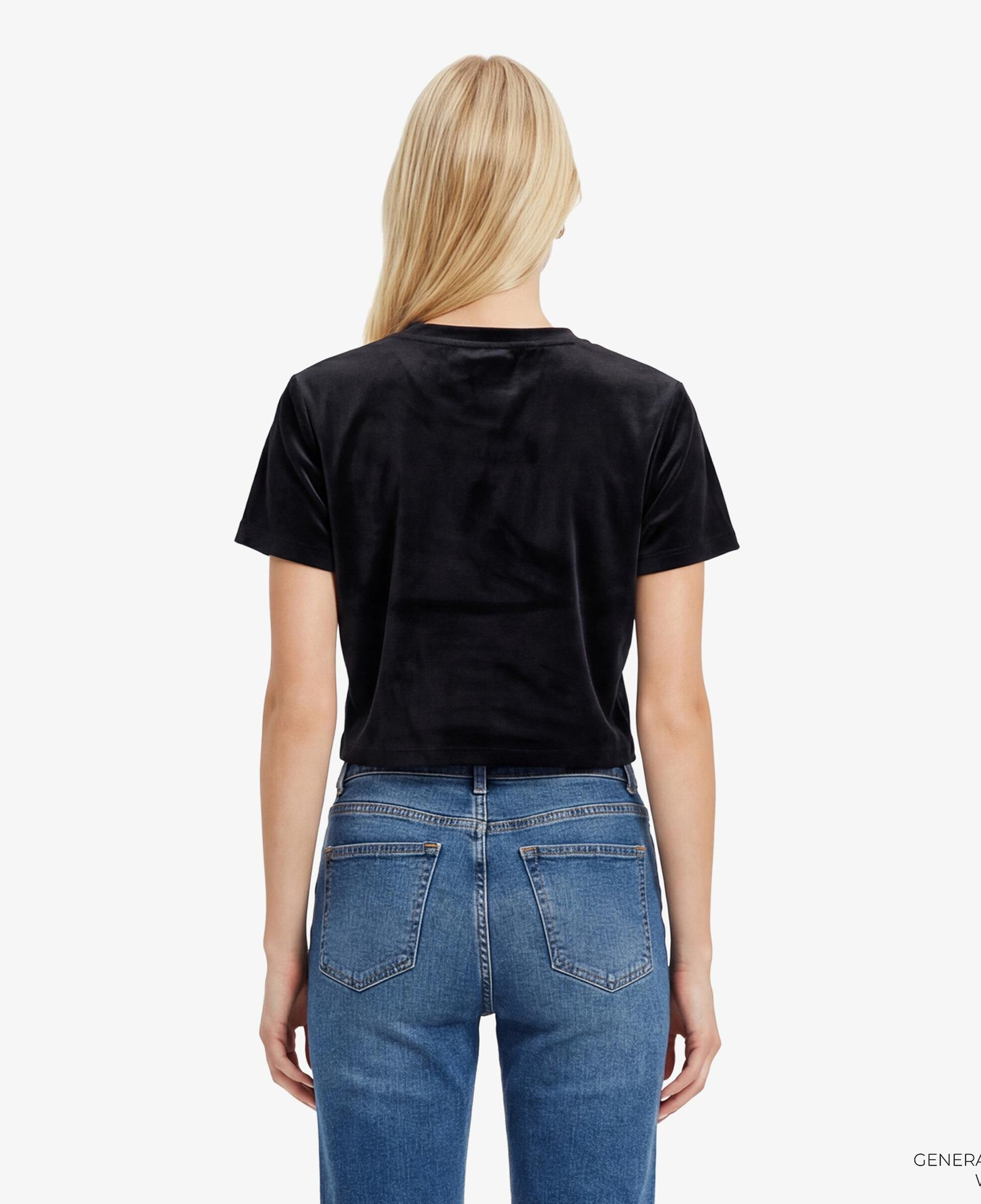 Guess Couture Aktif Boxy Fit Kadın Siyah T-Shirt