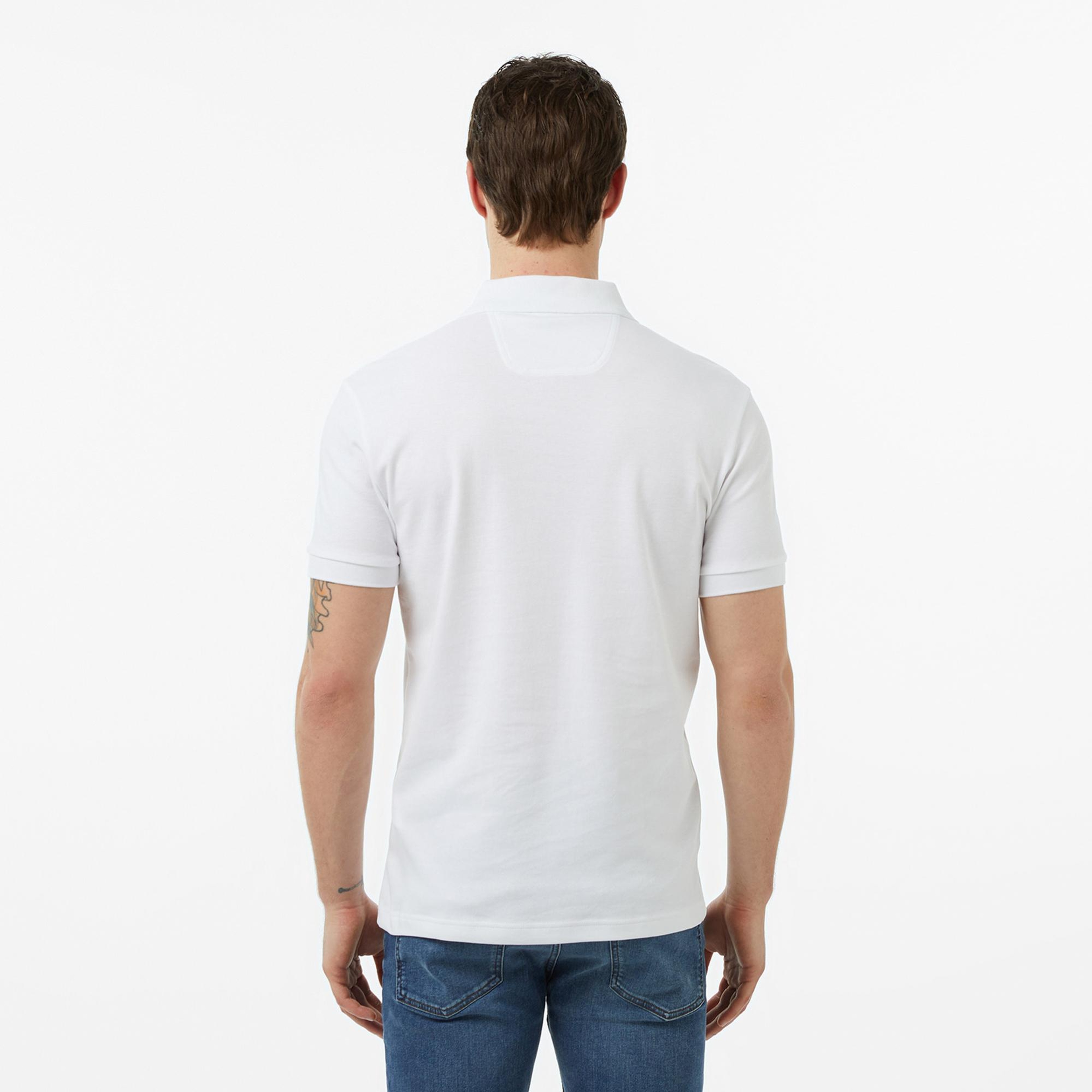 Boss Pio 2 Erkek Beyaz Polo