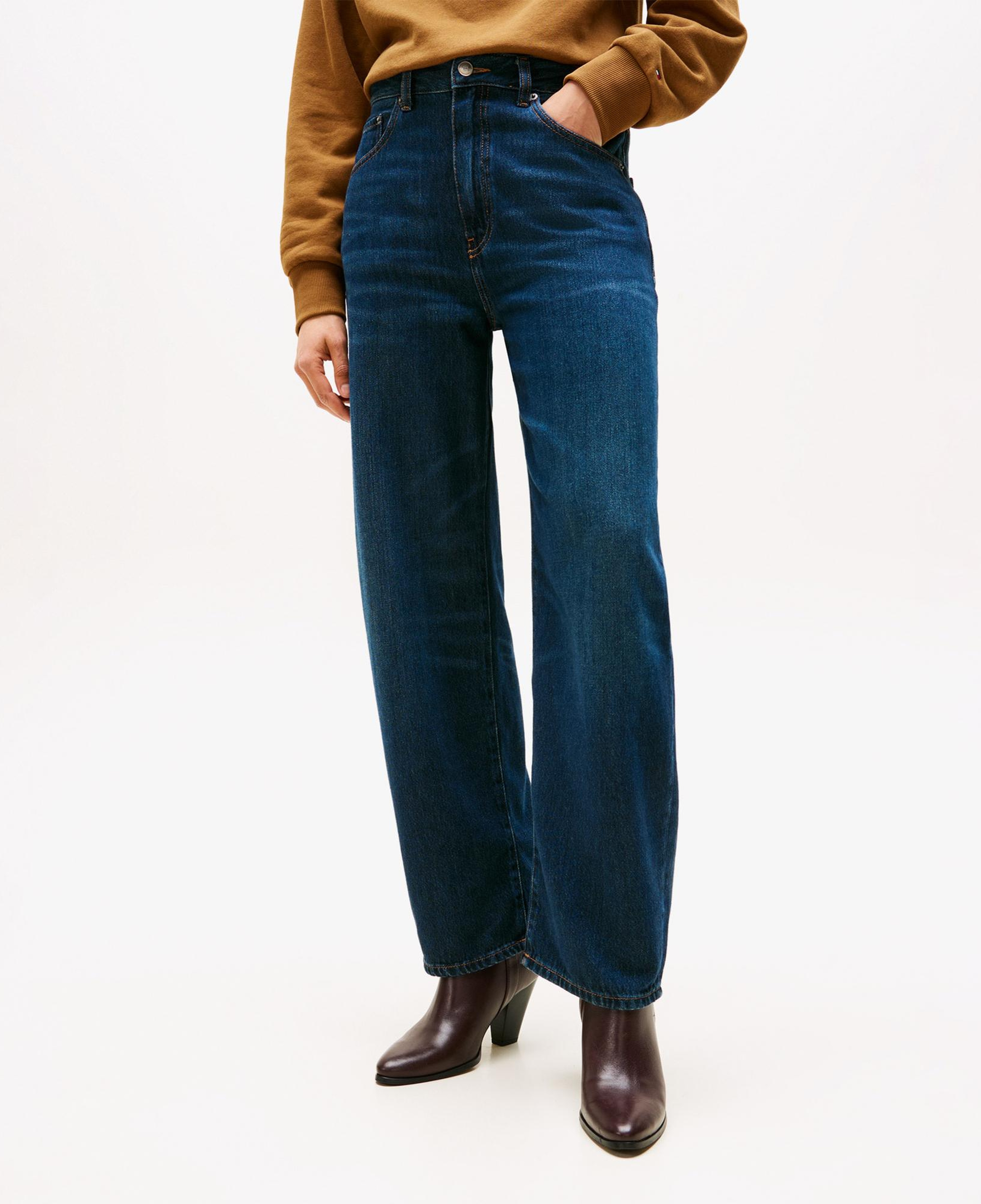 Tommy Hilfiger Denim Milo Barrel Kadın Mavi Jean Pantolon