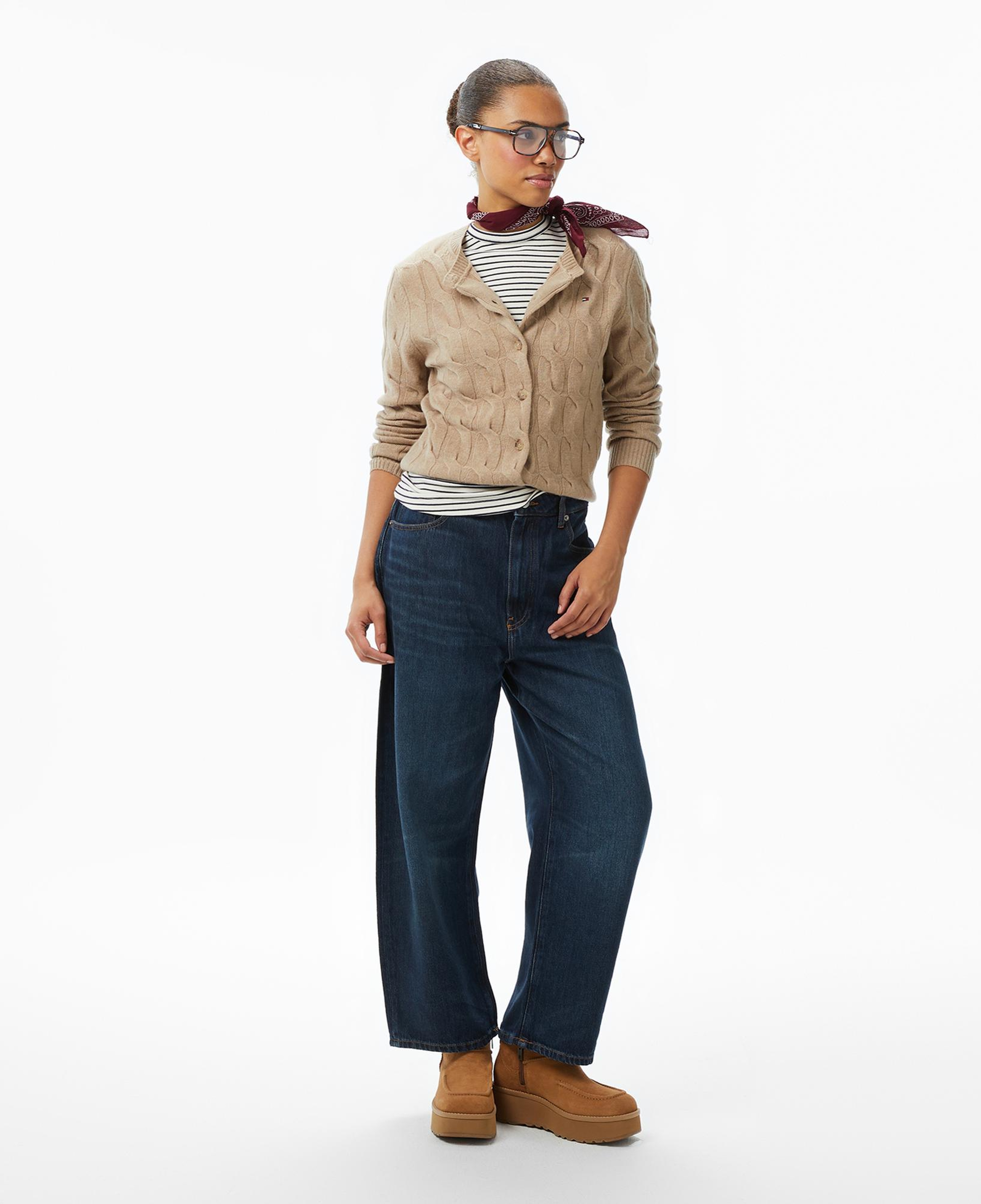 Tommy Hilfiger Denim Milo Barrel Kadın Mavi Jean Pantolon