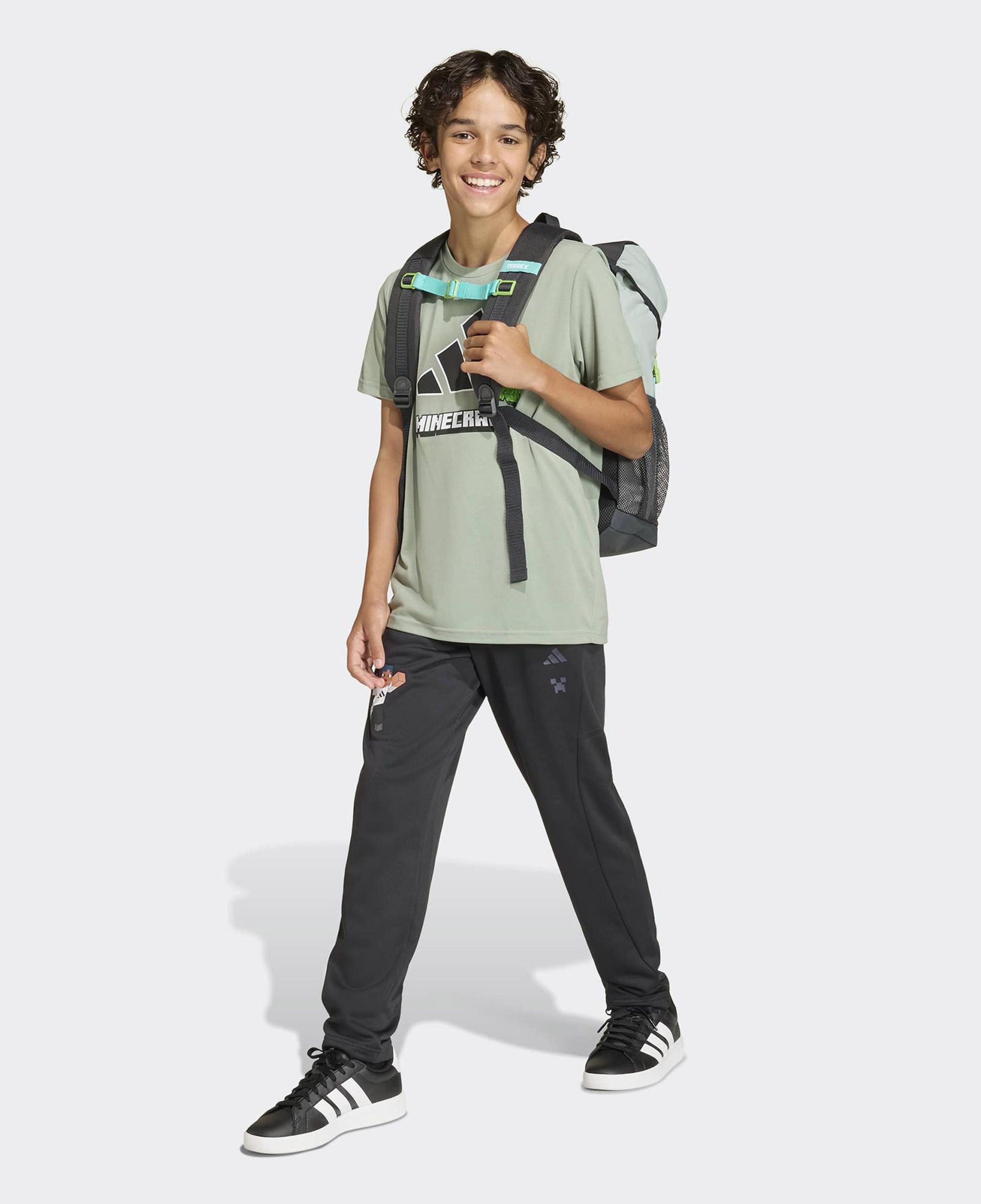 adidas Minecraft Training Çocuk Yeşil T-Shirt
