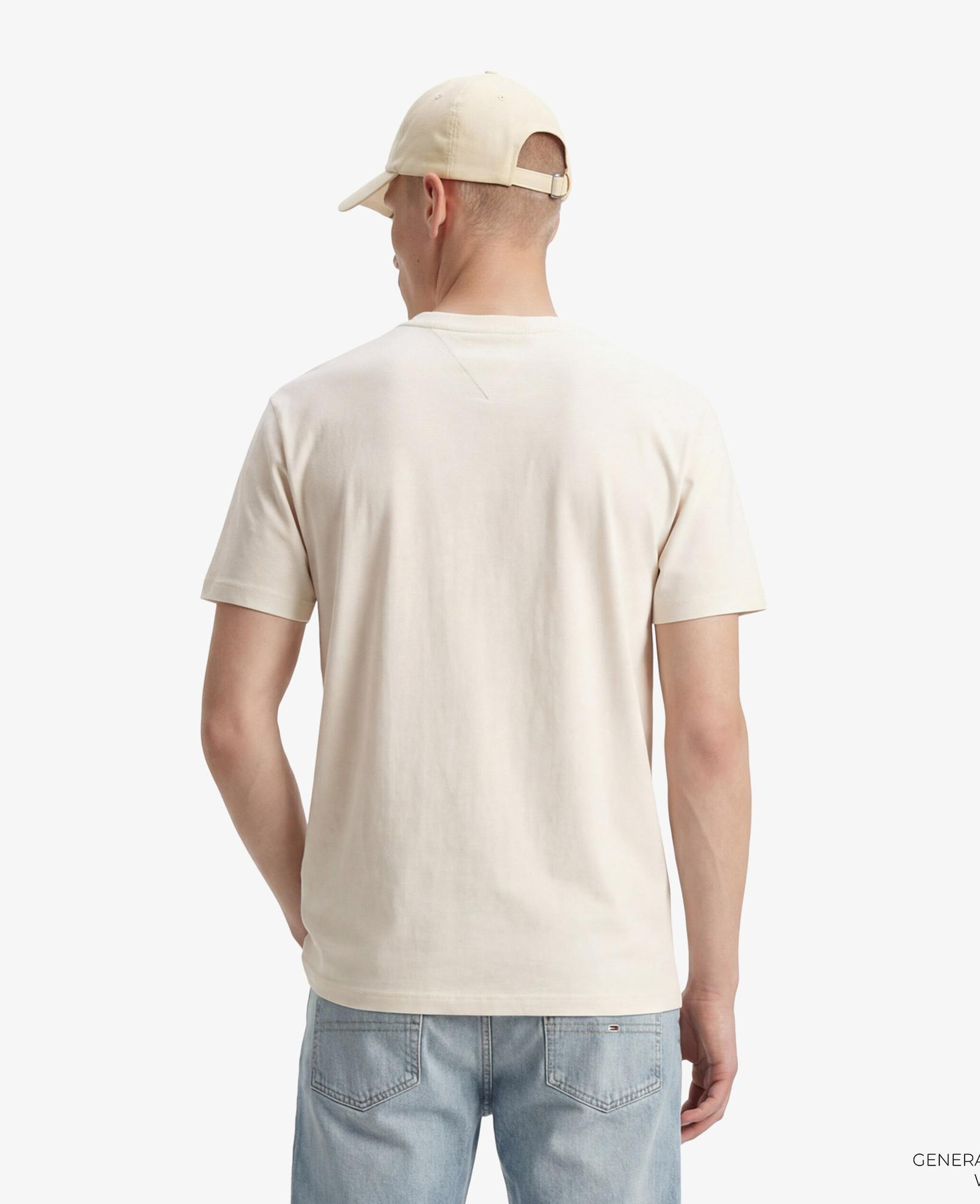 Tommy Hilfiger Dna Graphics Erkek Beyaz T-Shirt