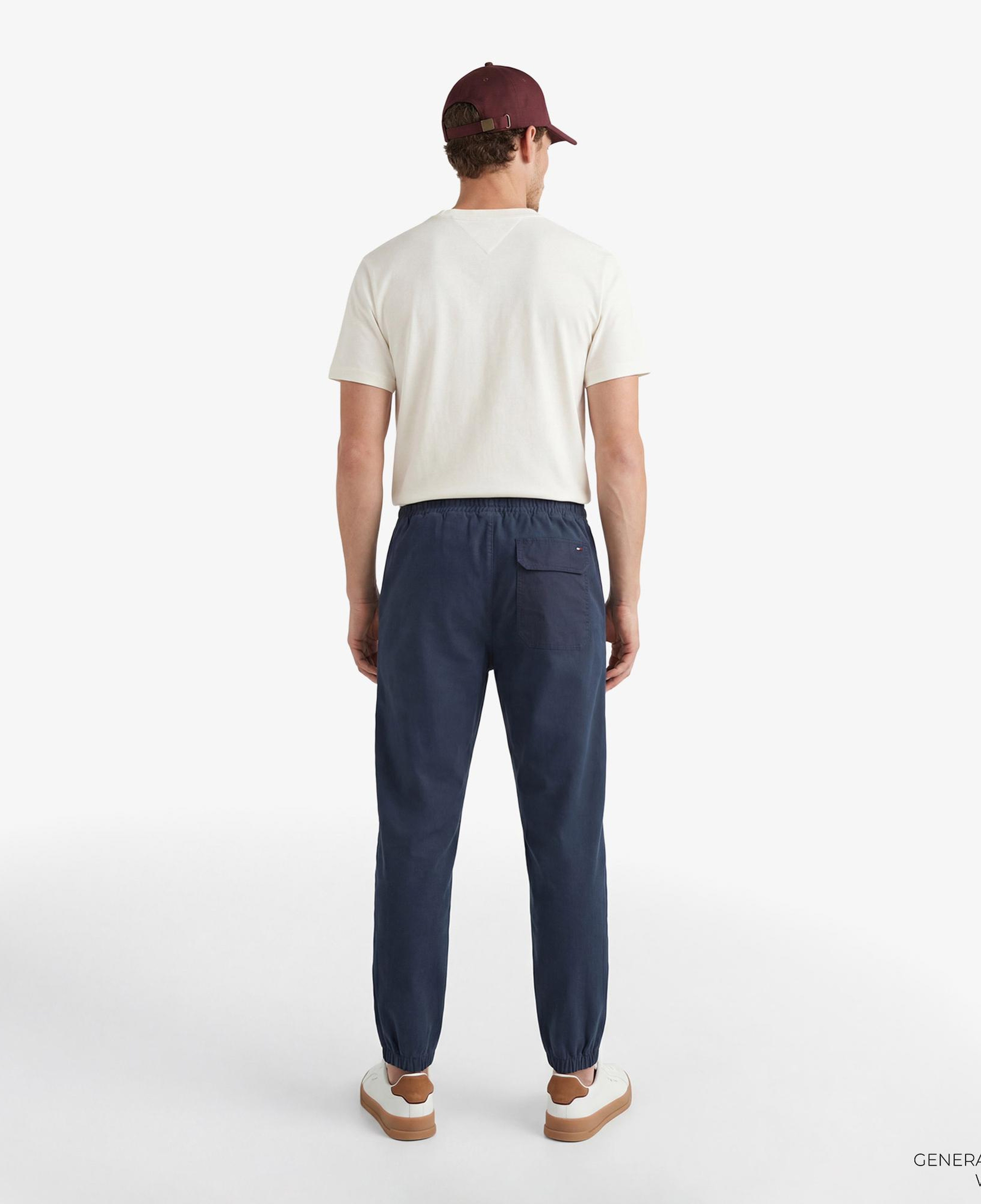 Tommy Hilfiger Mixed Media Erkek Lacivert Eşofman Altı