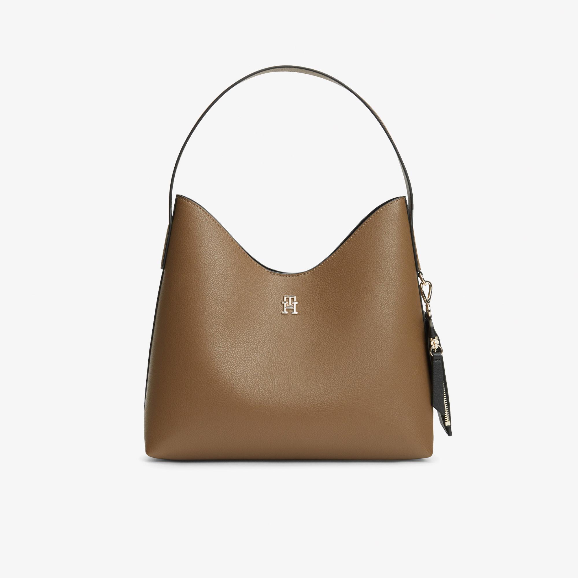 Tommy Hilfiger Icon Kadın Haki Omuz Çantası