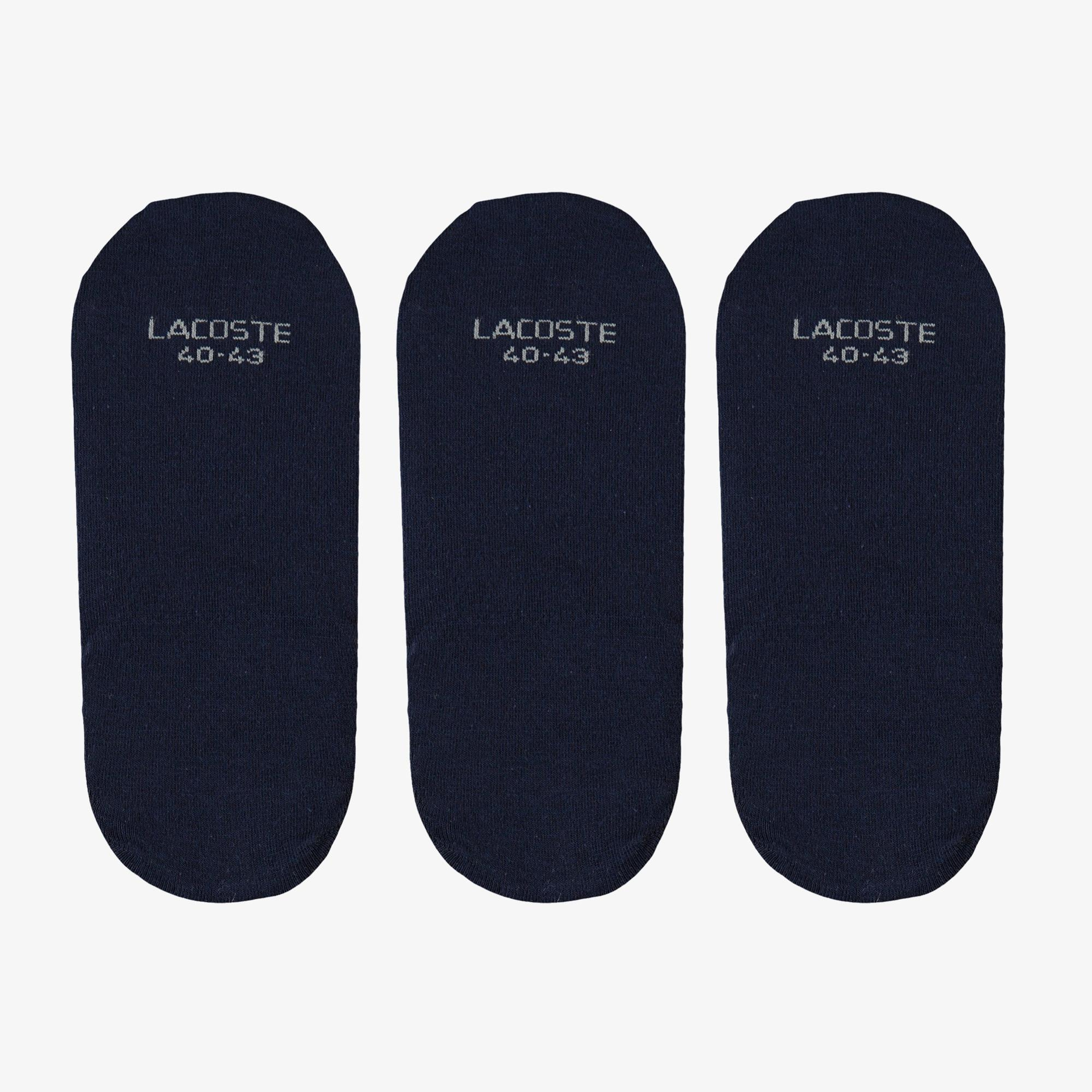 Lacoste Unisex 3'lü Lacivert Çorap