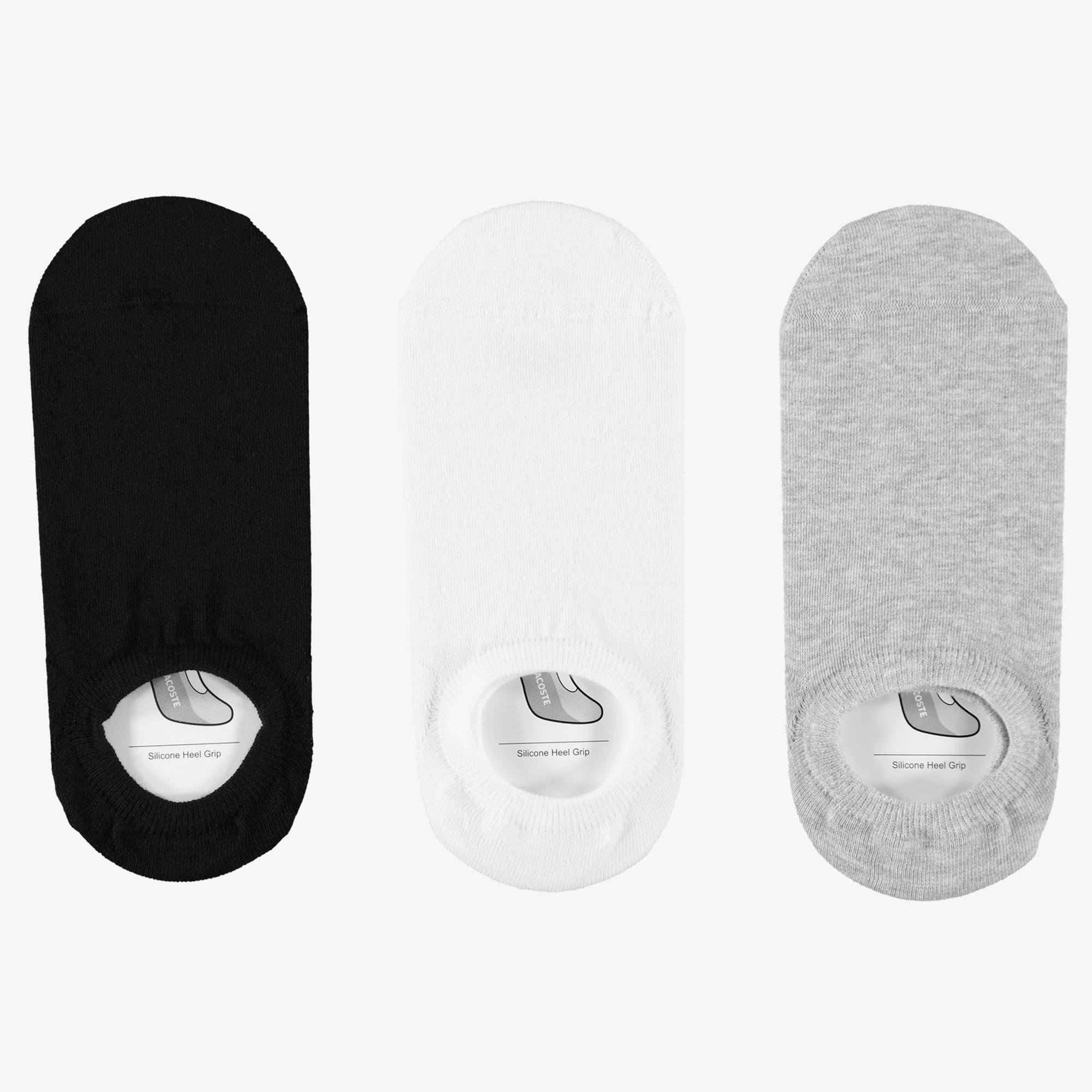 Lacoste Unisex 3'lü Gri Çorap