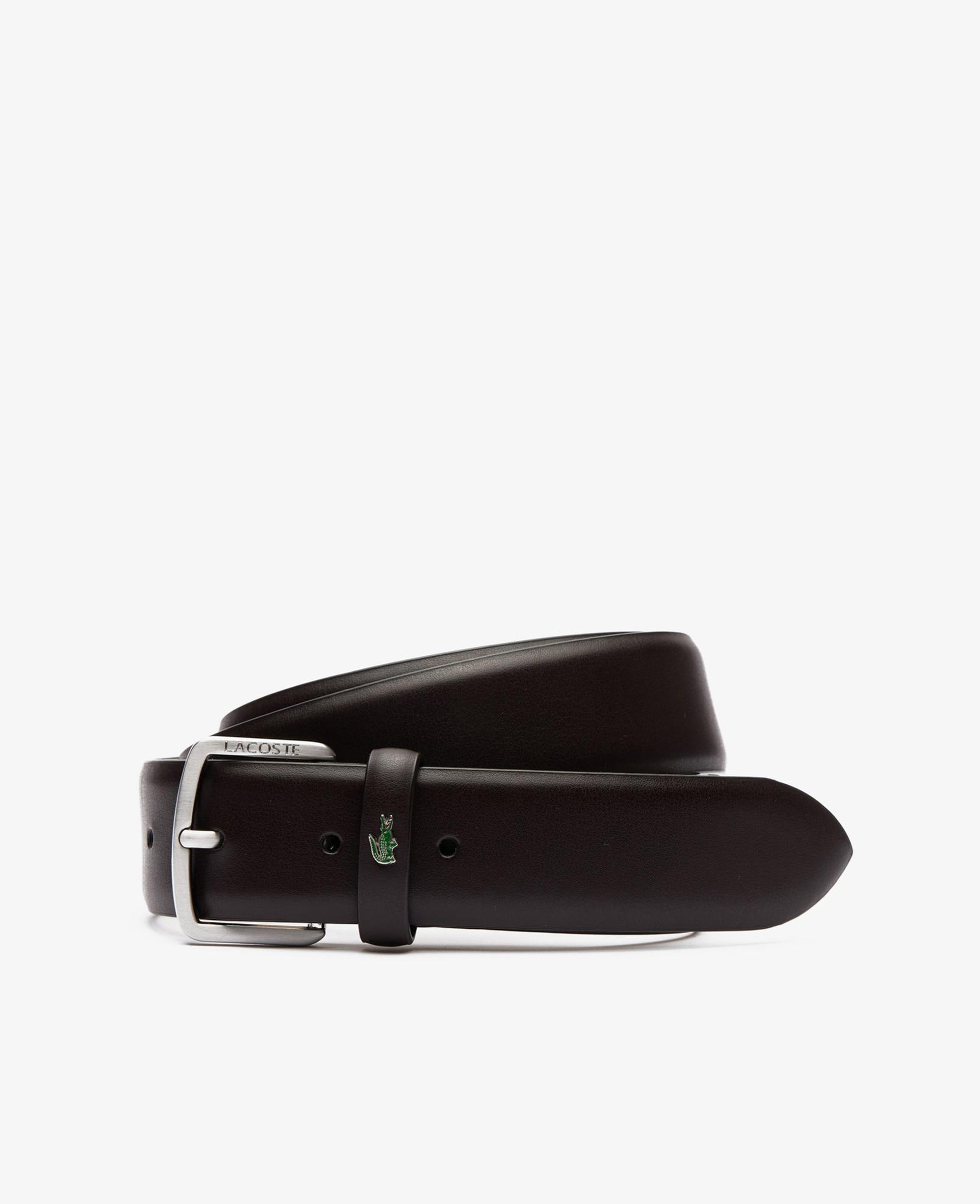 Lacoste Elegance Erkek Deri Kahverengi Kemer