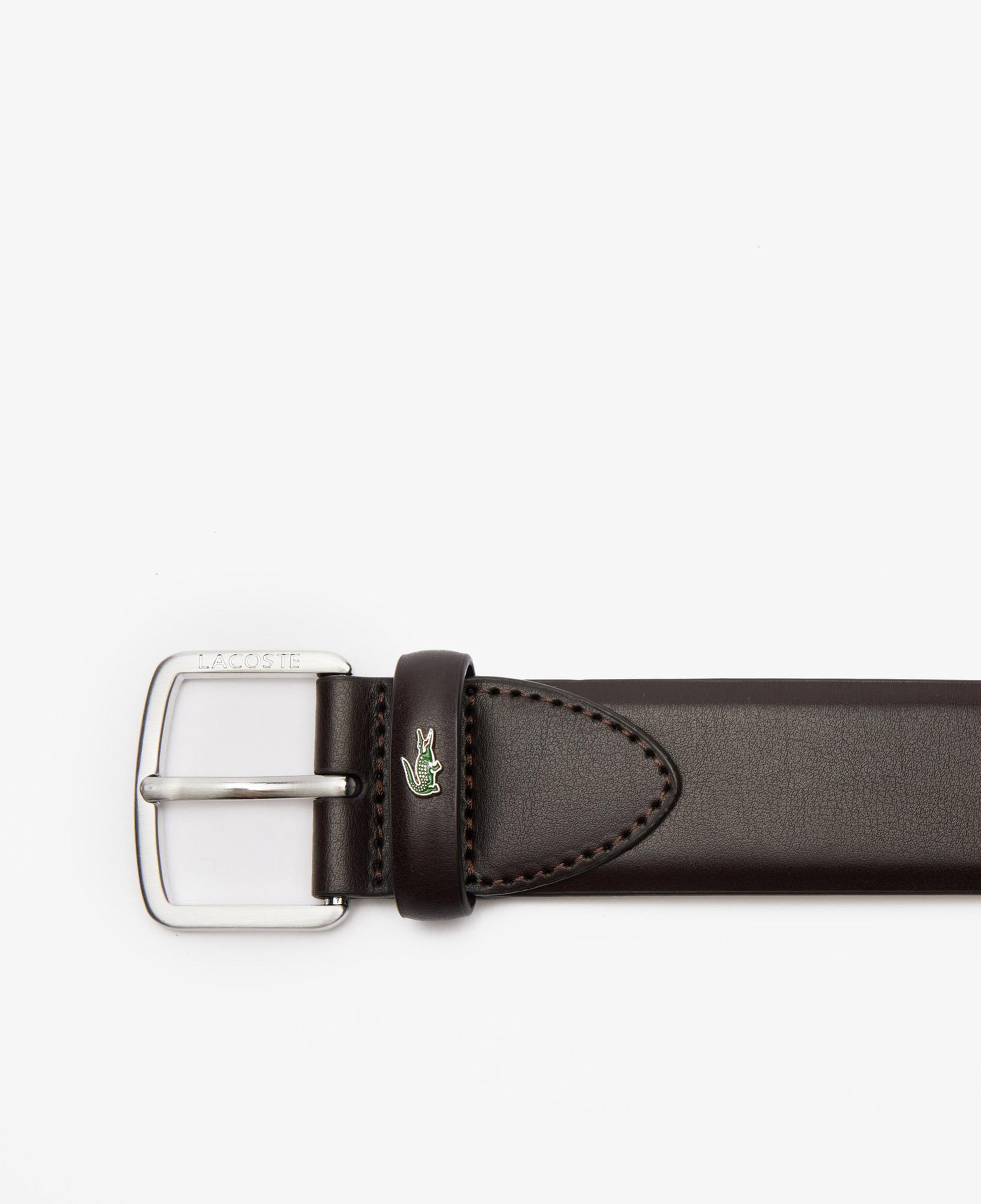 Lacoste Elegance Erkek Deri Kahverengi Kemer