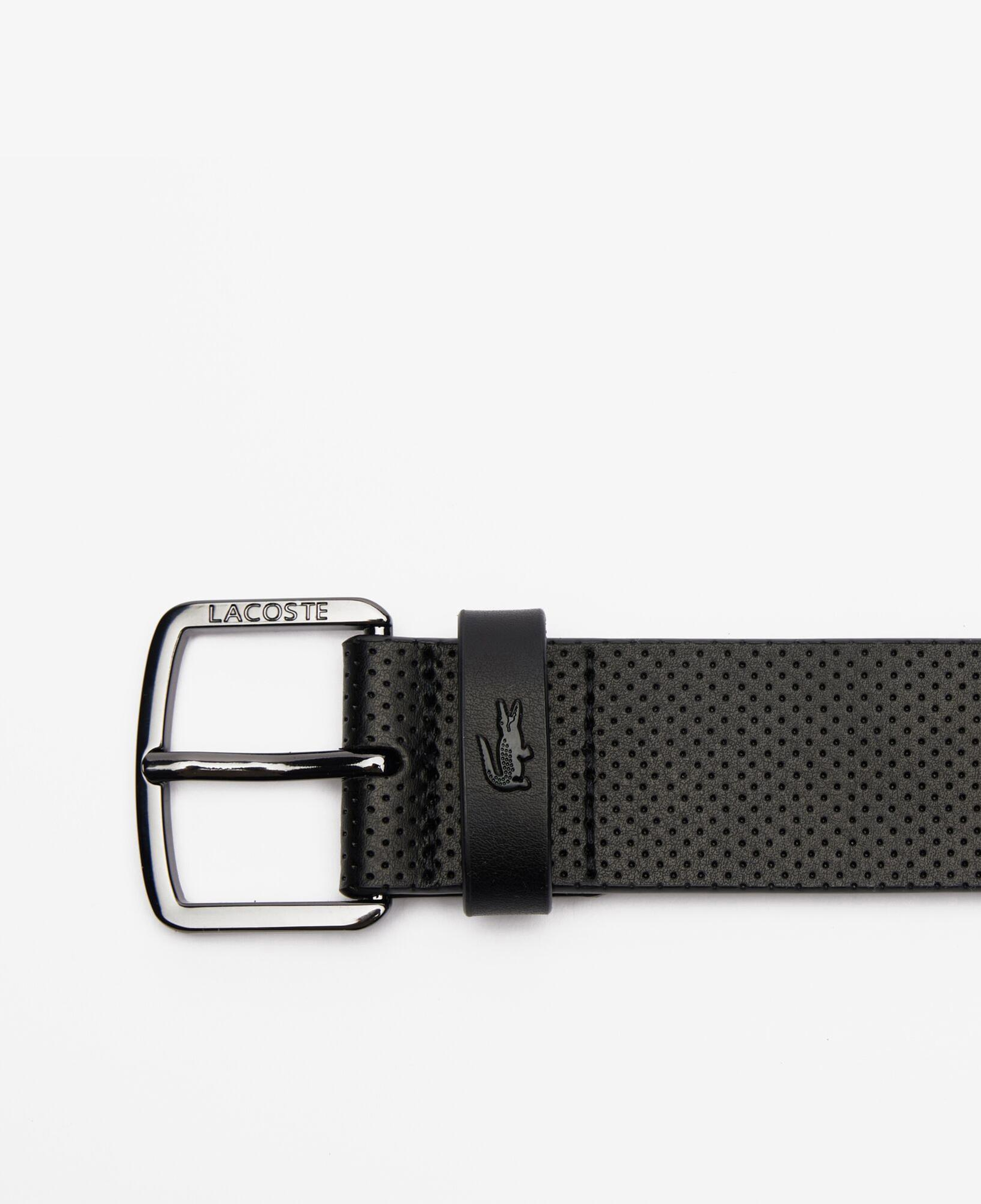 Lacoste Erkek Deri Siyah Kemer