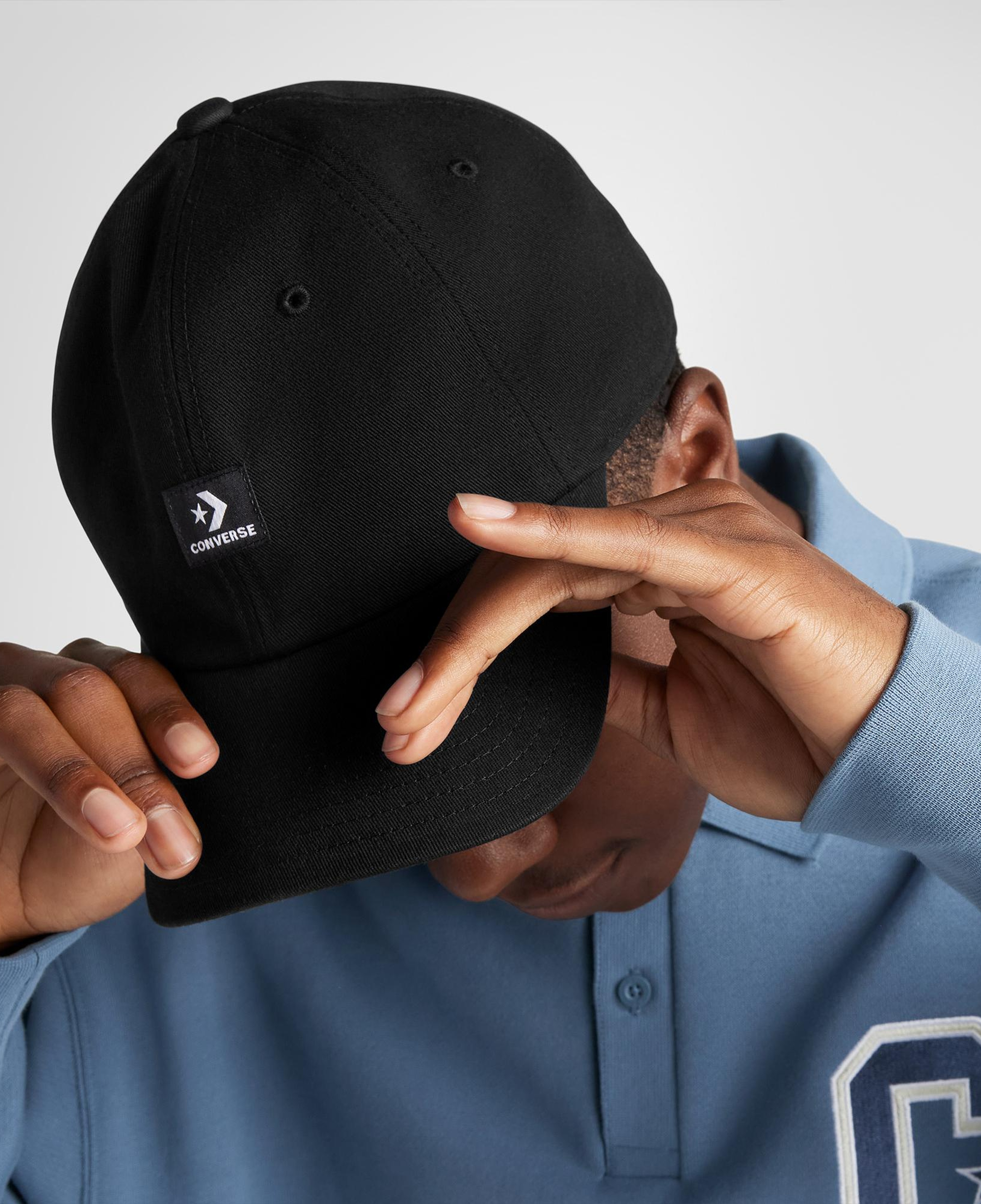 Converse Unisex Star Chevron Baseball Siyah Şapka