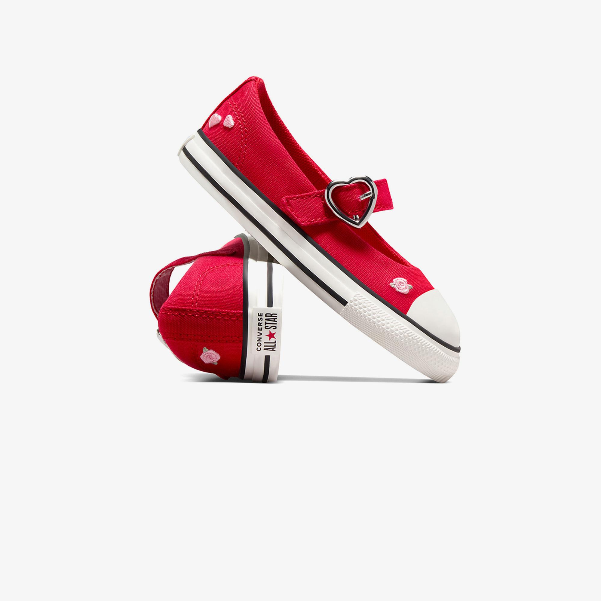 Converse Chuck Taylor All Star Dainty Mary Jane Bebek Kırmızı Babet