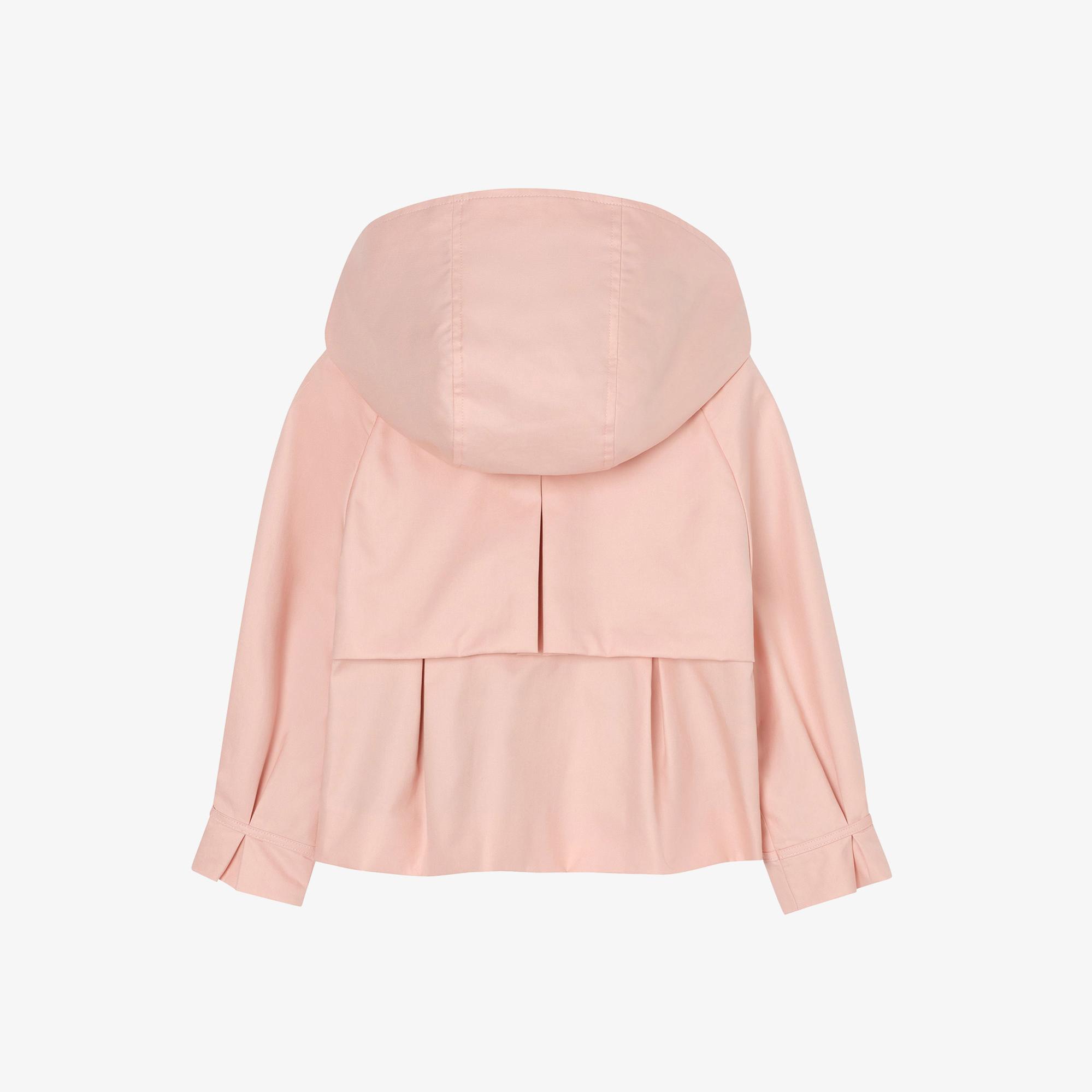 Burberry Cotton Hooded Çocuk Pembe Mont