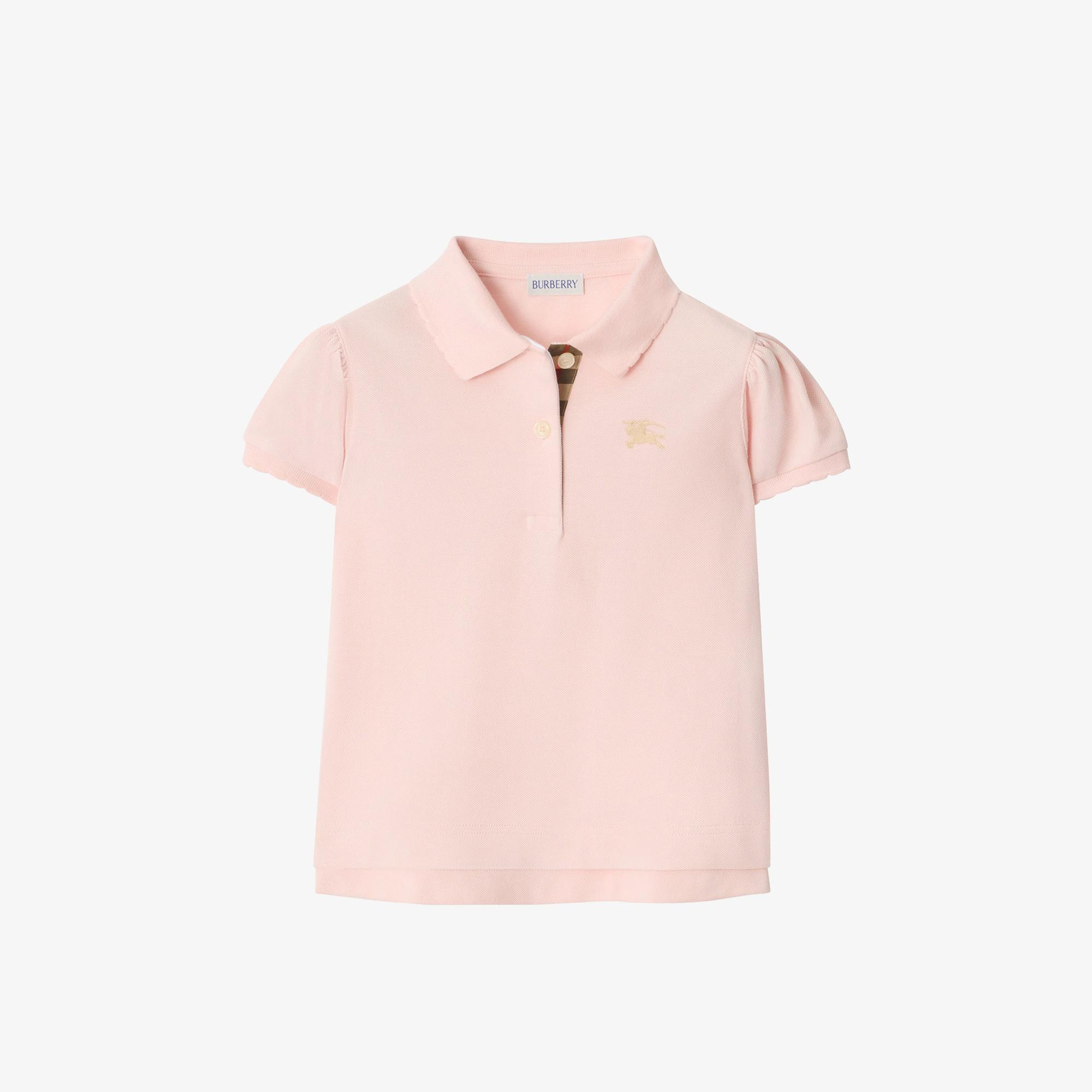 Burberry Cotton Çocuk Pembe Polo