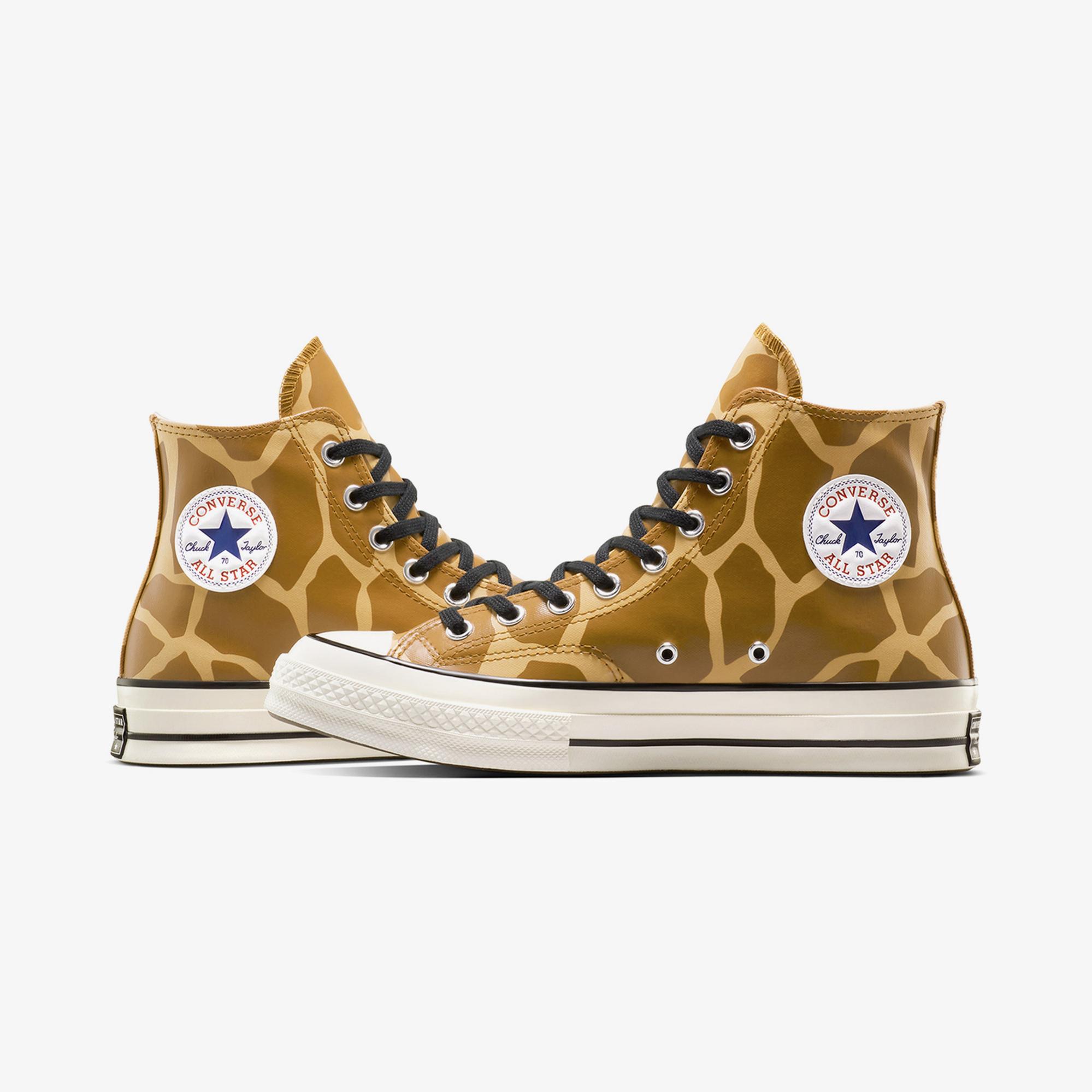 Converse Chuck 70 Giraffe Print Unisex Kahverengi Sneaker