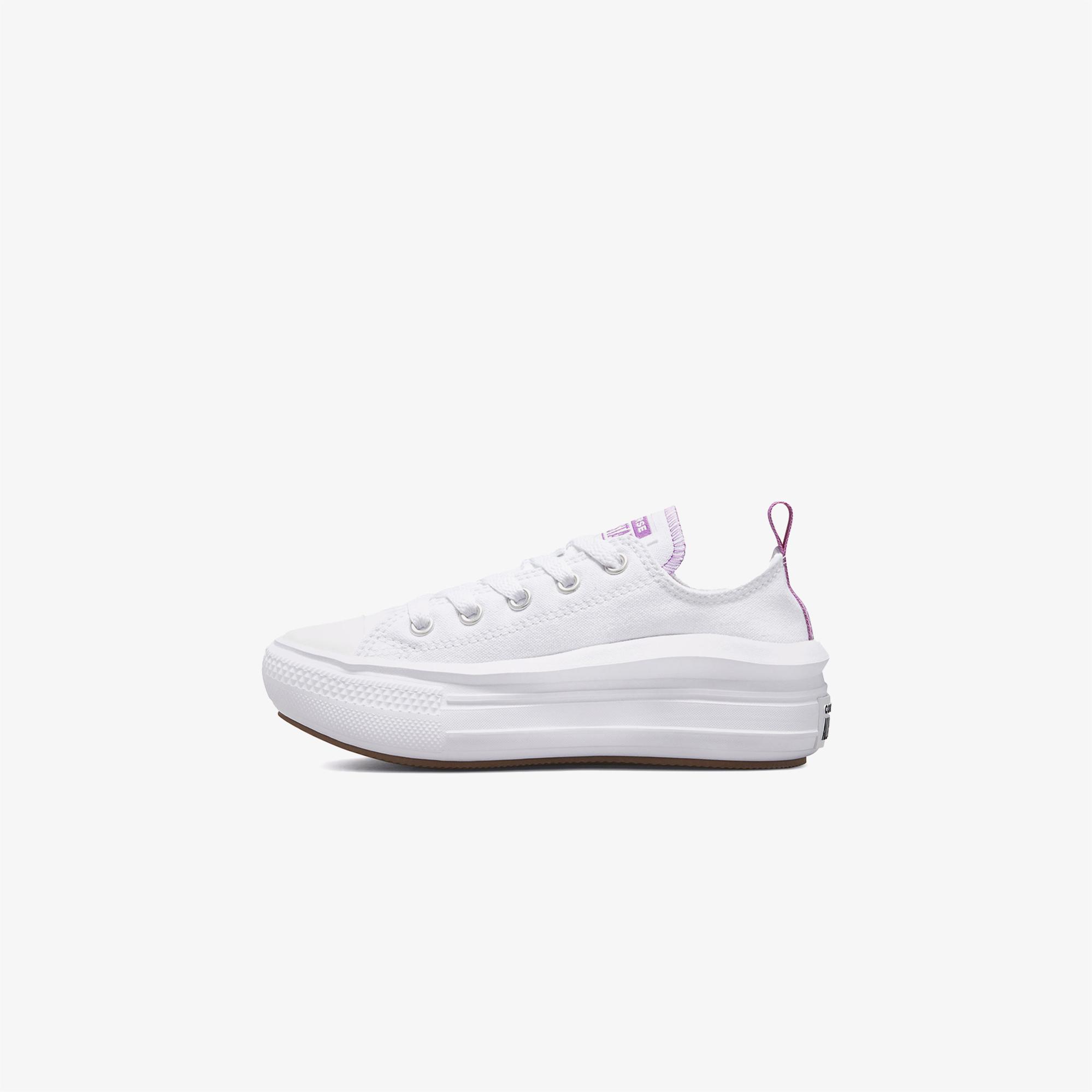 Converse Chuck Taylor All Star Move Çocuk Beyaz Platform Sneaker