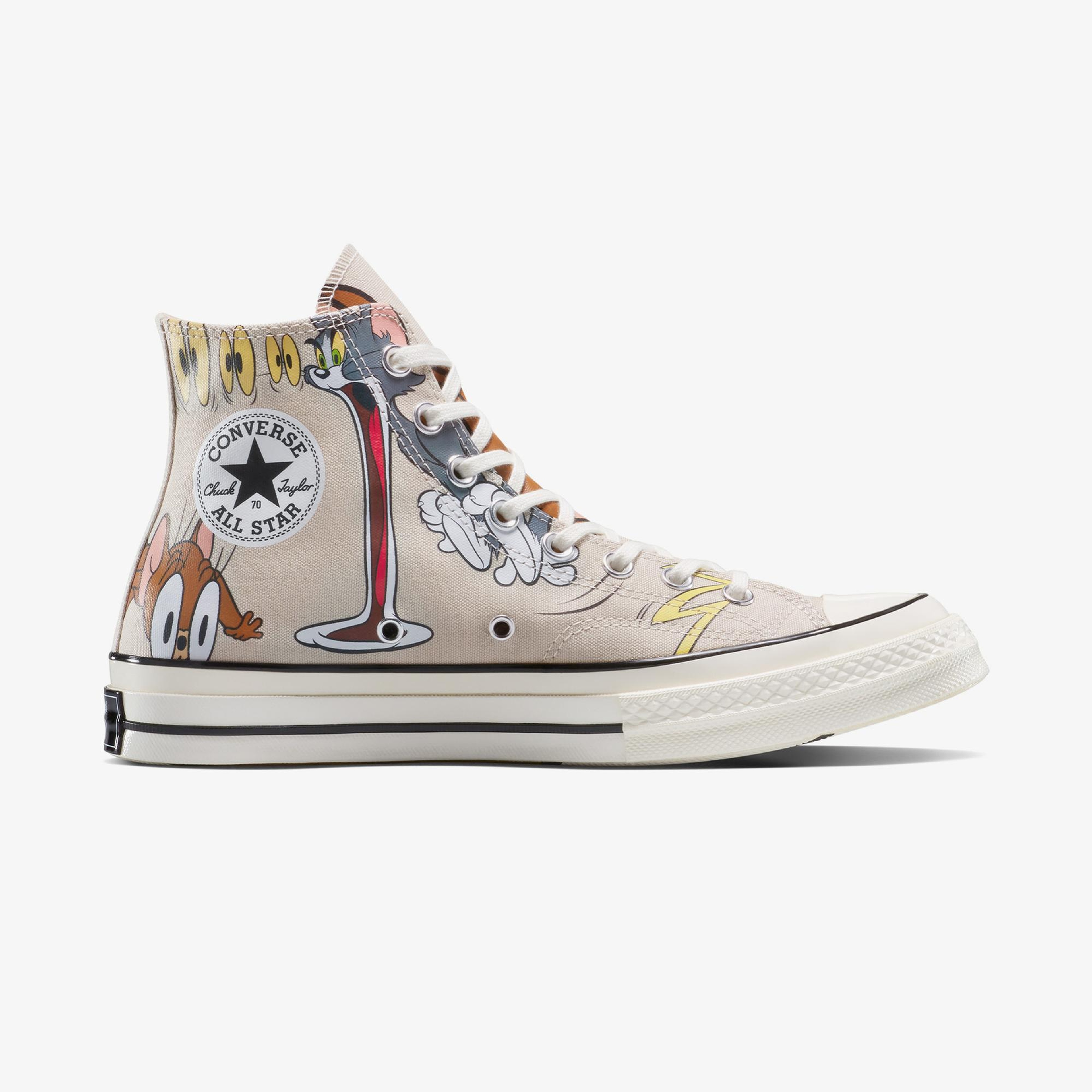 Converse x Tom & Jerry Chuck 70 Unisex Bej Sneaker