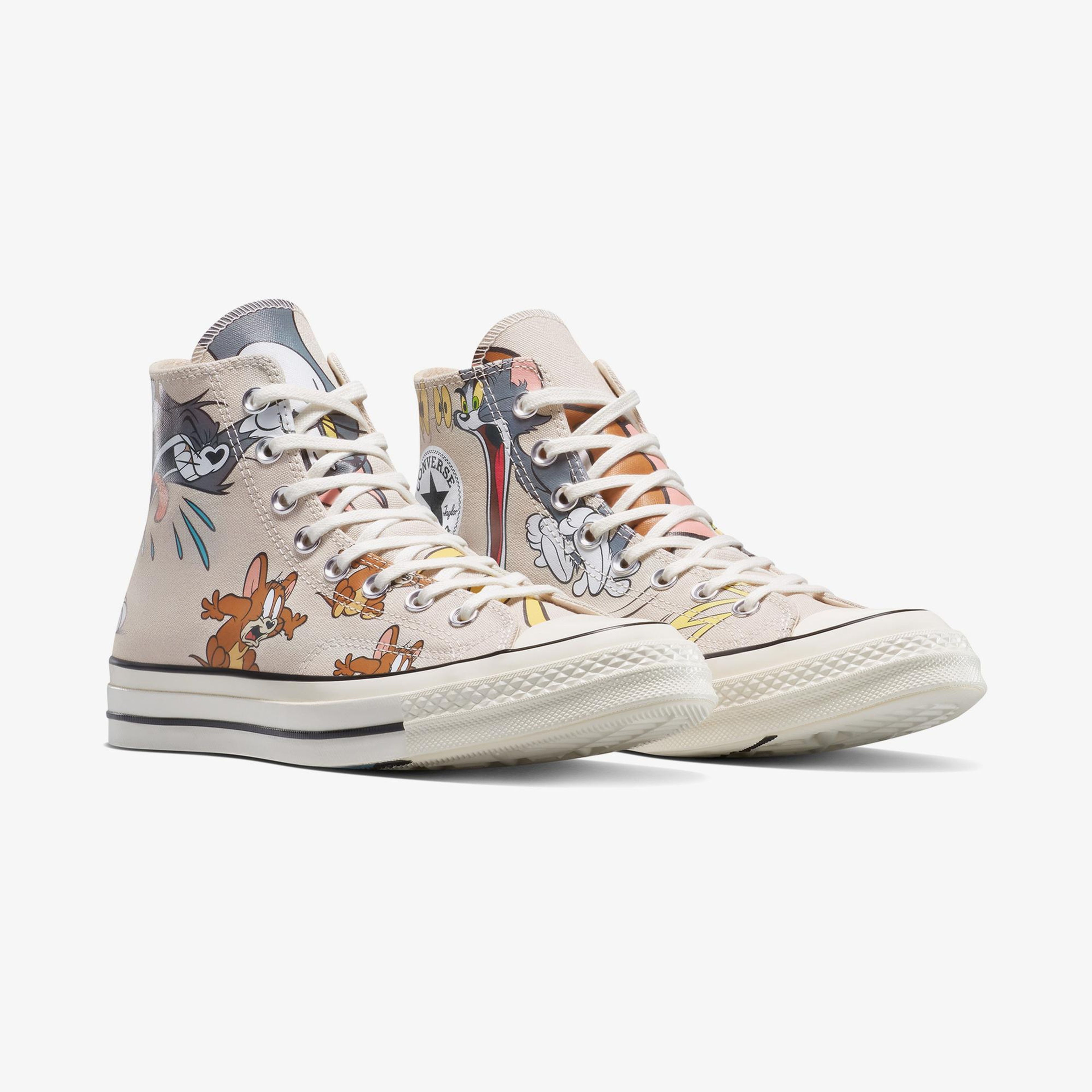 Converse x Tom & Jerry Chuck 70 Unisex Bej Sneaker