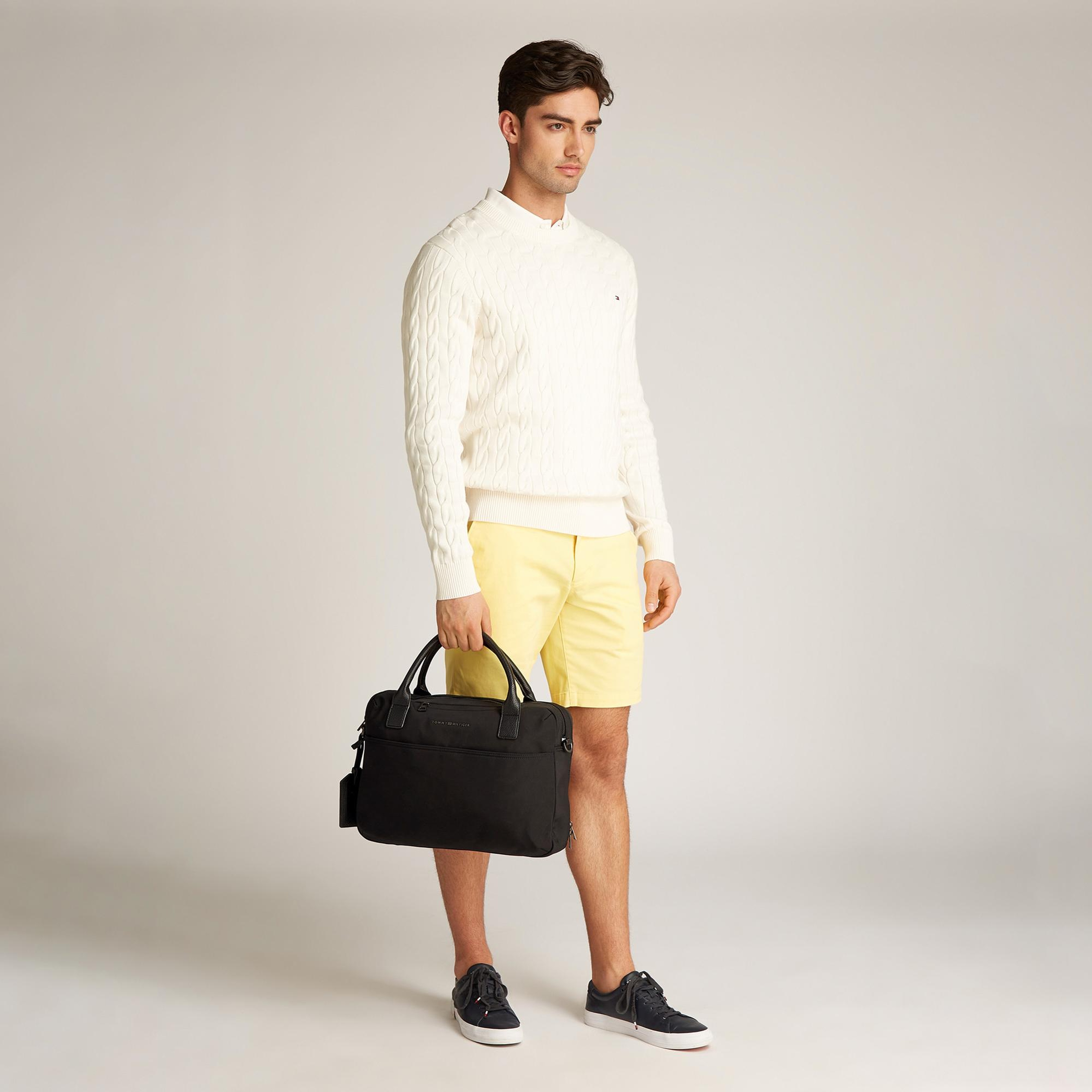 Tommy Hilfiger Nylon Erkek Siyah El Çantası