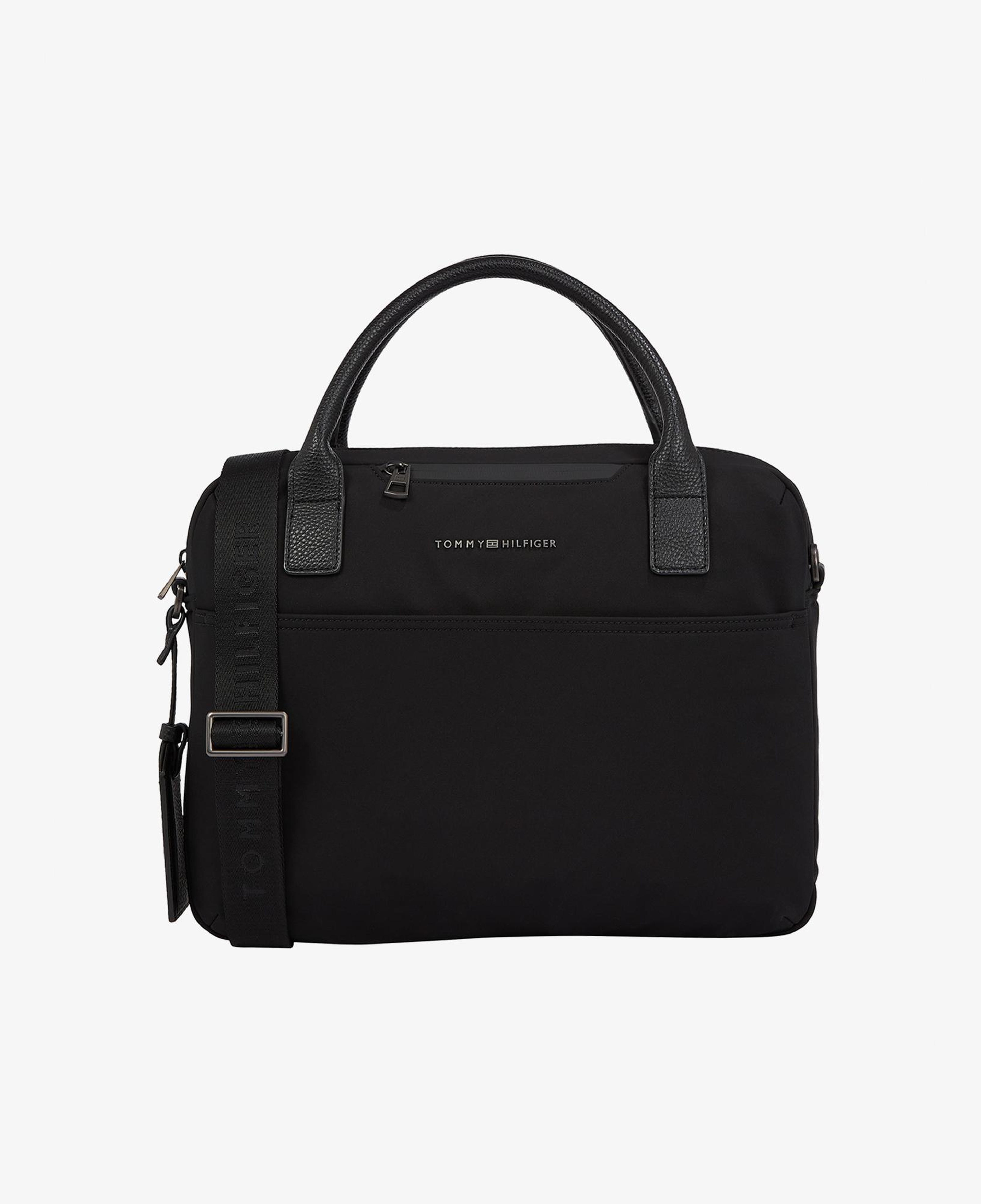 Tommy Hilfiger Nylon Erkek Siyah El Çantası