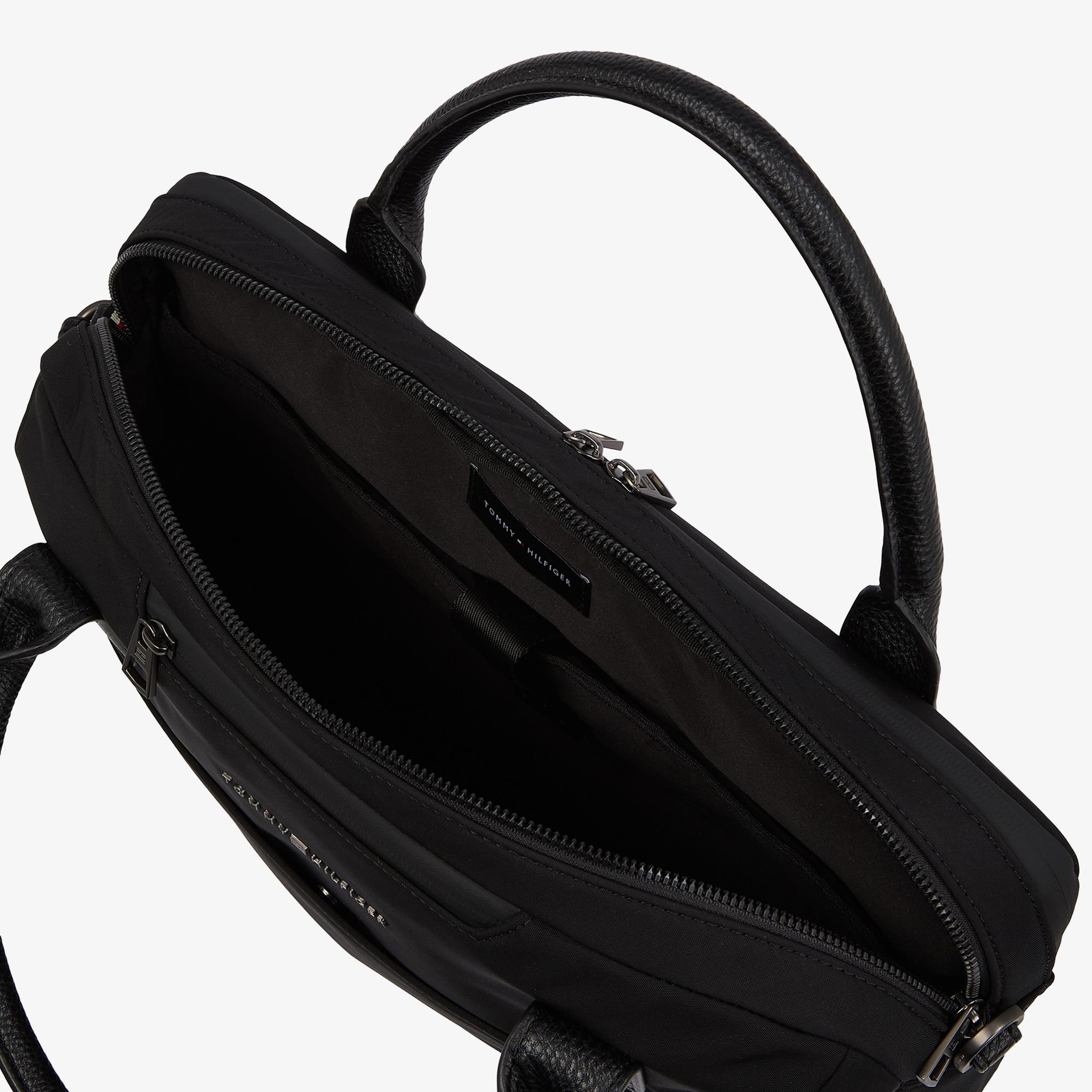 Tommy Hilfiger Nylon Erkek Siyah El Çantası