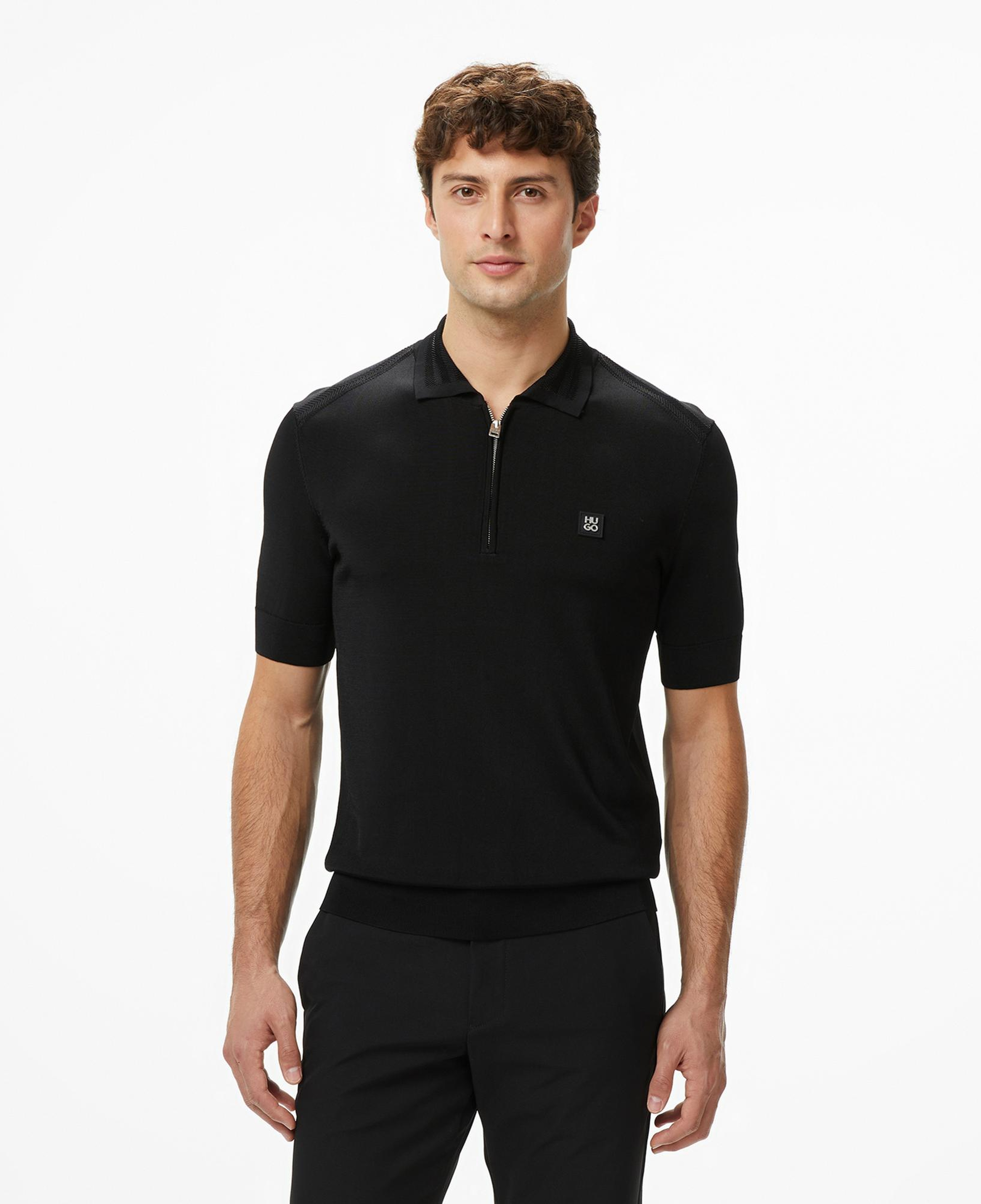 Hugo Sayfong Erkek Siyah Triko