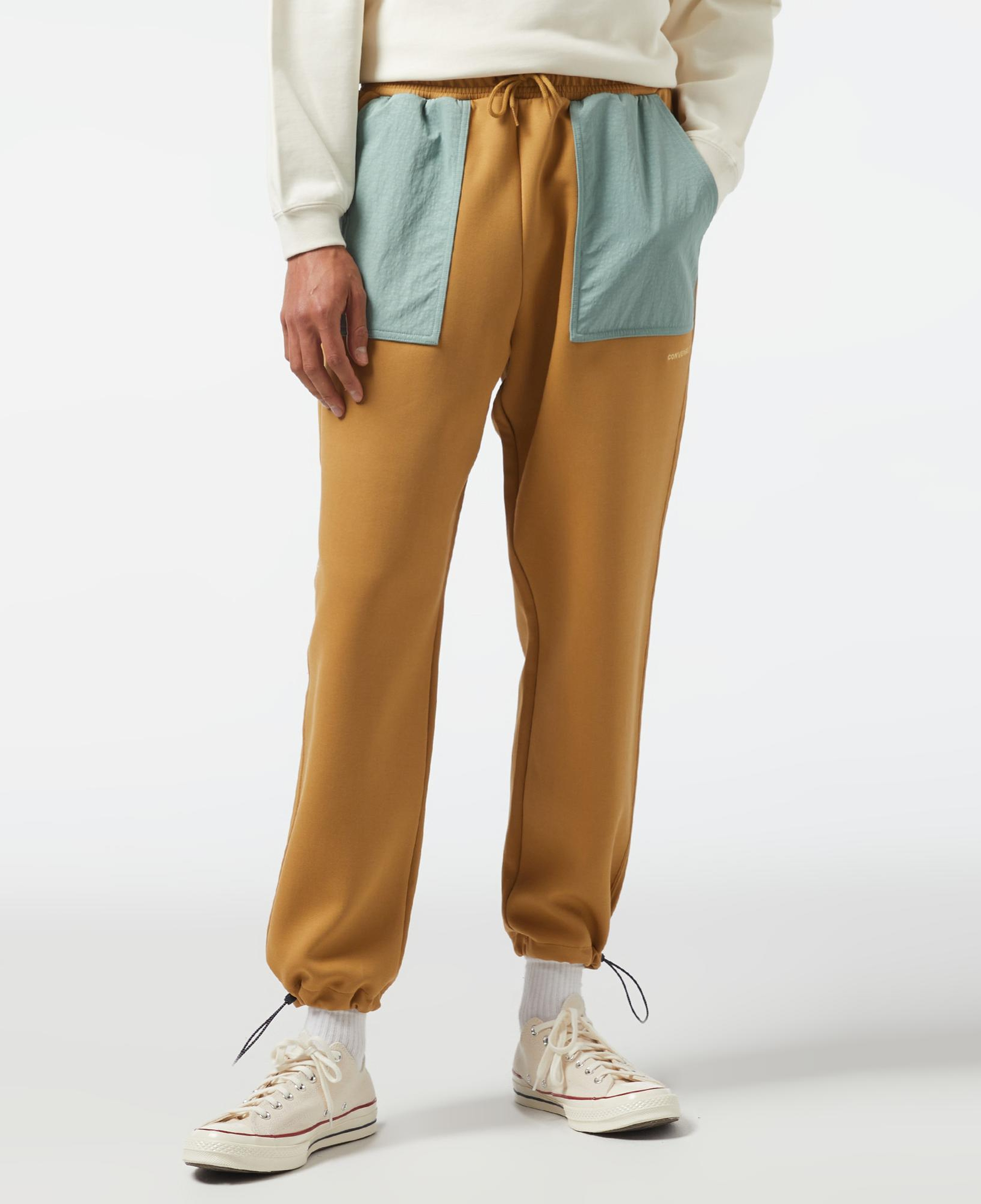 Converse Wordmark Erkek Sarı Pantolon