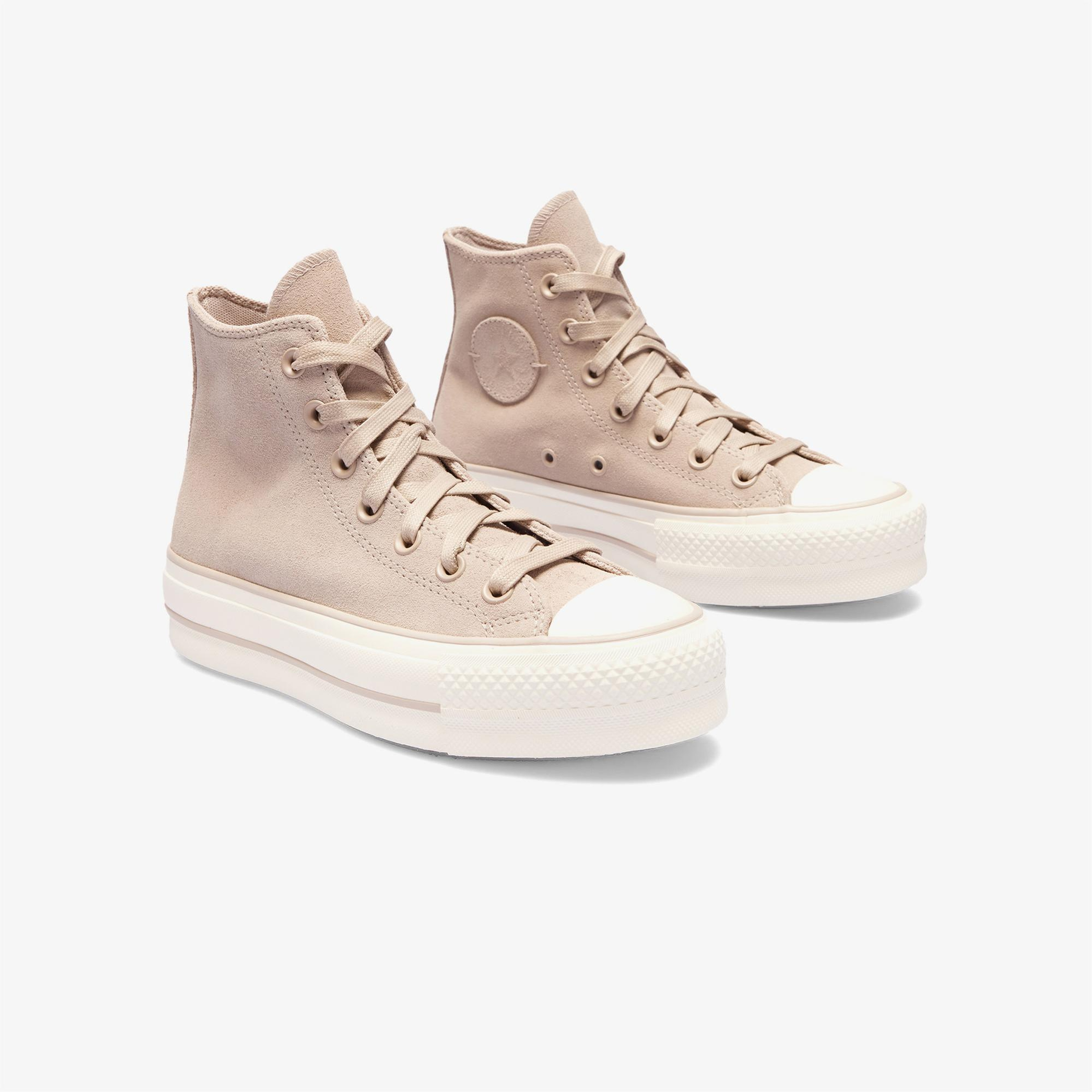 Converse Chuck Taylor All Star Lift Kadın Bej Sneaker