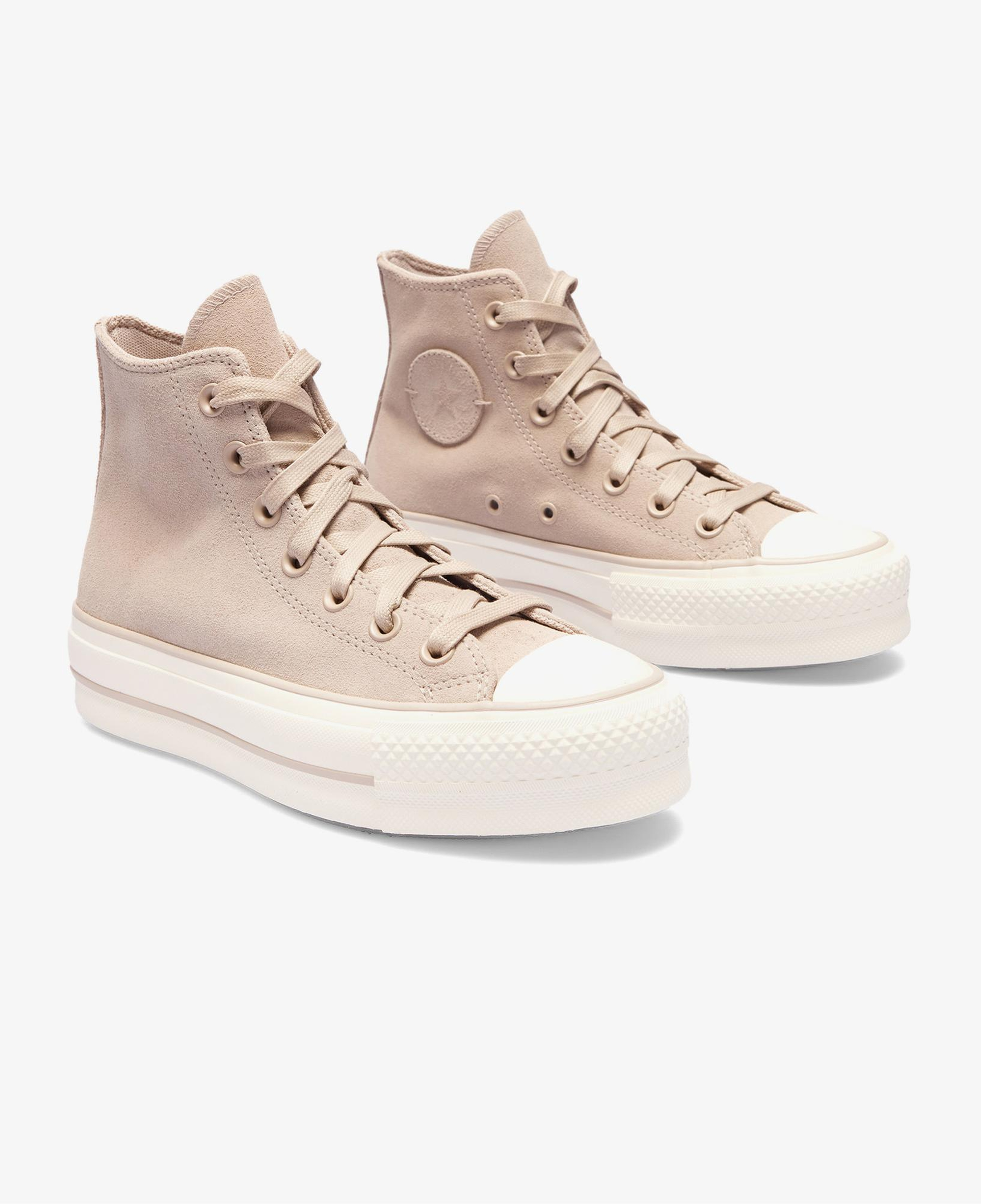 Converse Chuck Taylor All Star Lift Kadın Bej Sneaker