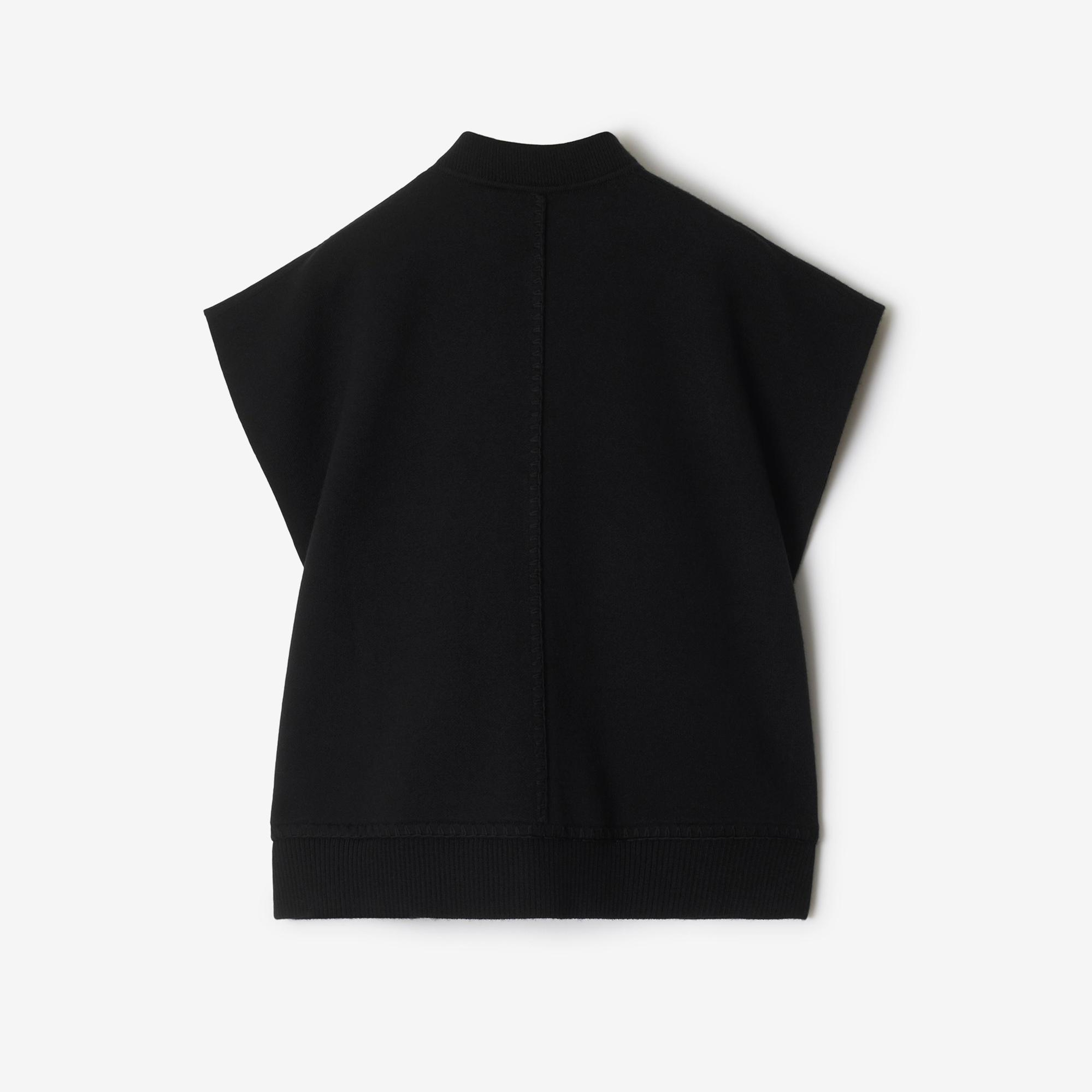 Burberry Blanket Label Wool Blend Çocuk Siyah Yelek