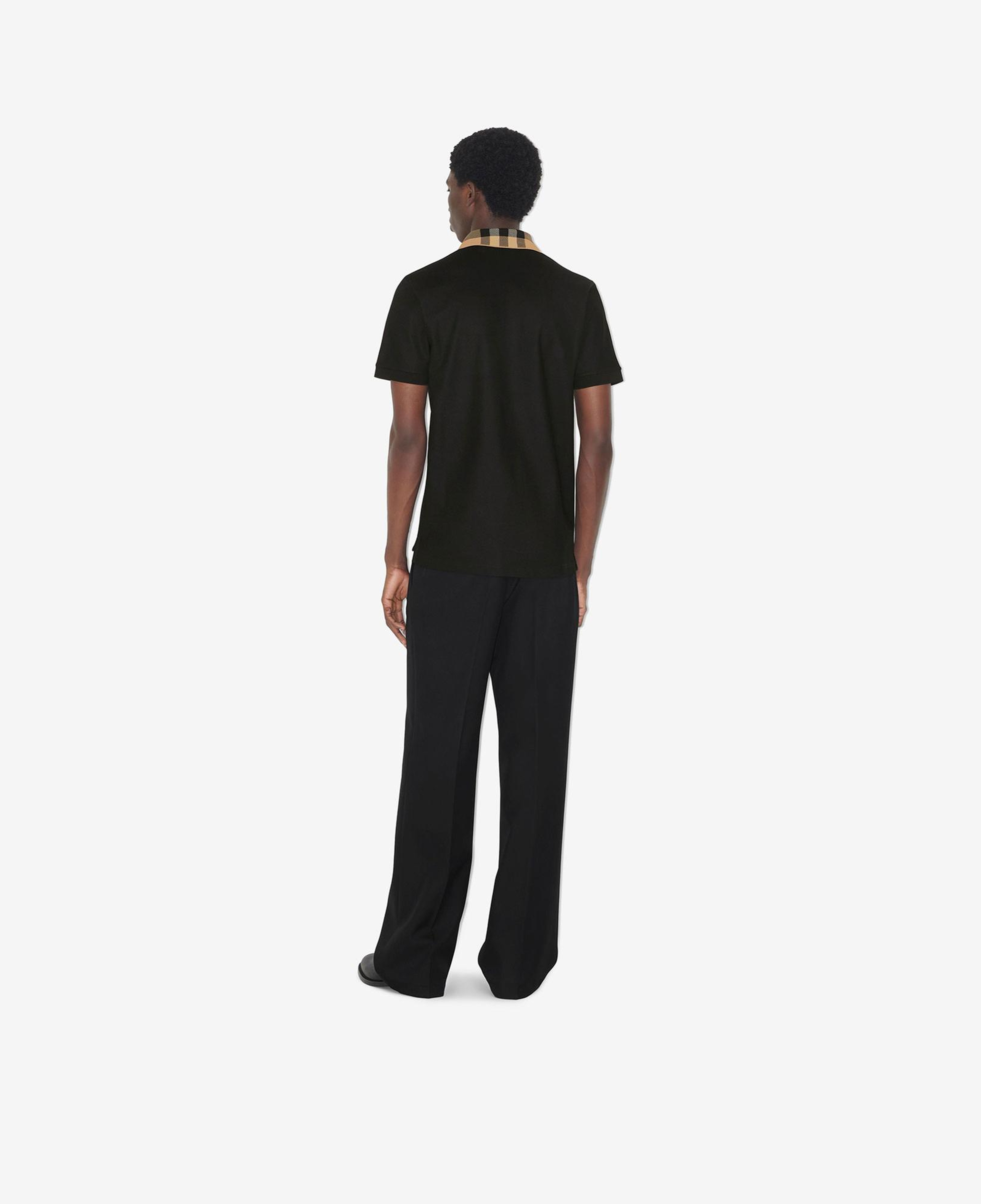 Burberry Pamuklu Erkek Siyah Polo