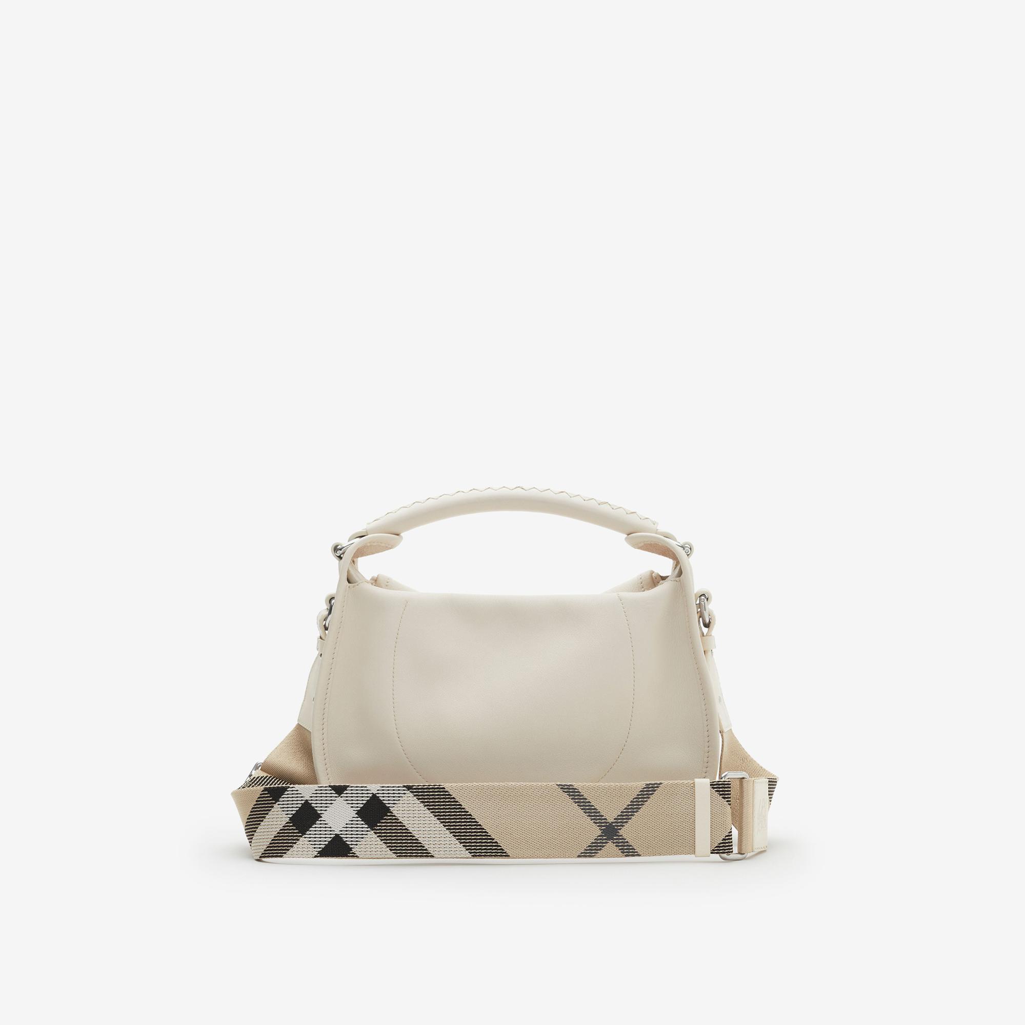 Burberry Small Clip Messenger Kadın Krem Çapraz Çantası