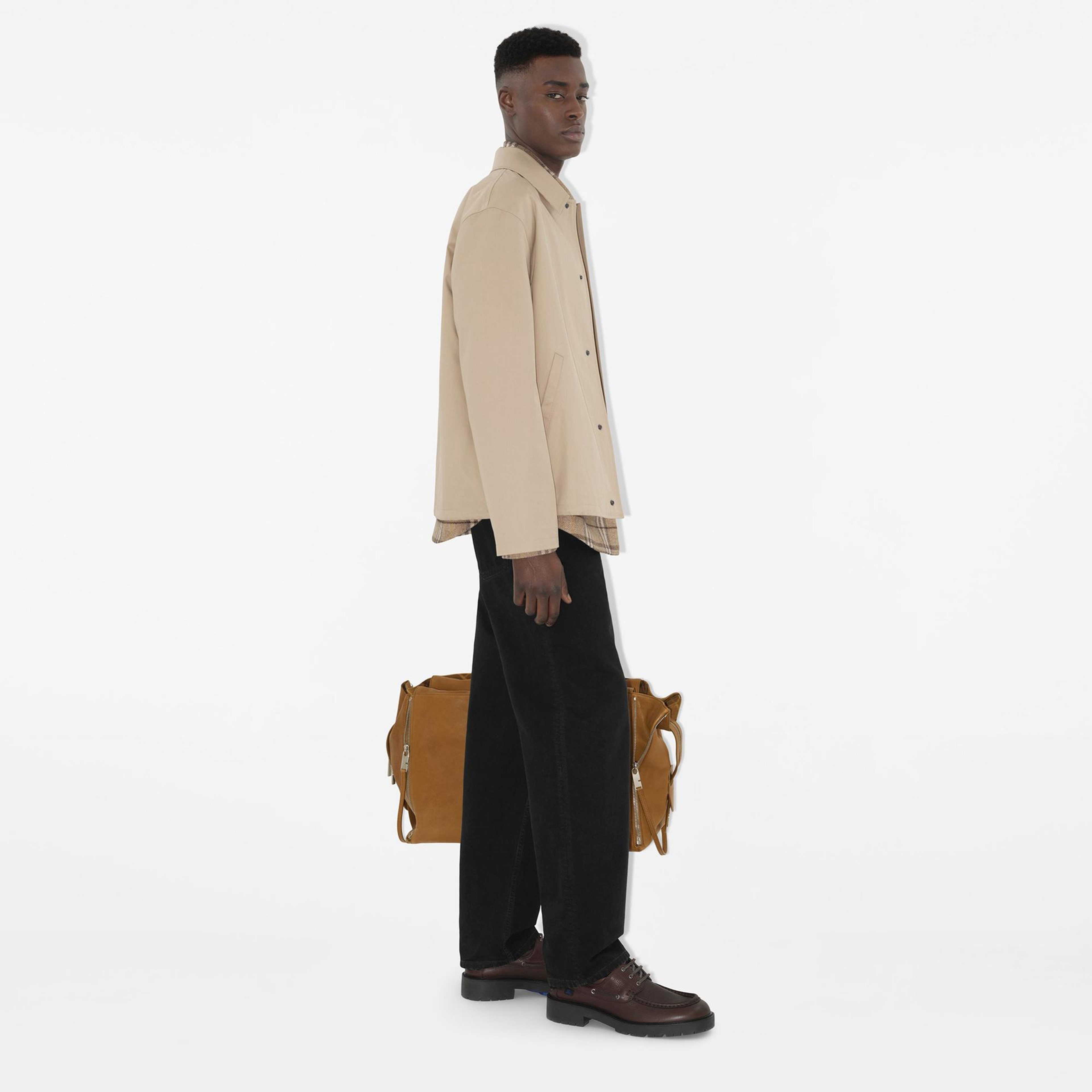 Burberry Tec Gabardine Erkek Krem Mont