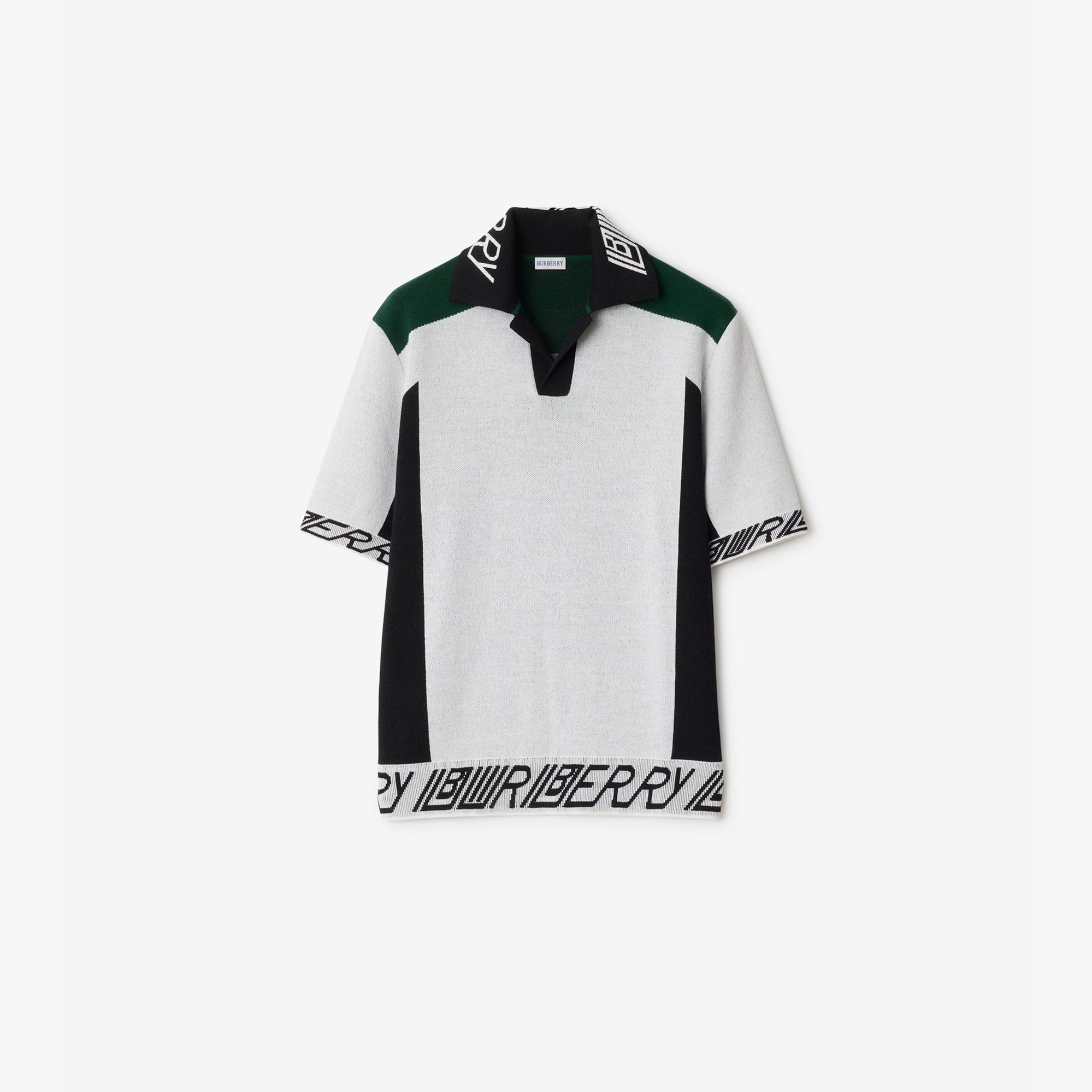 Burberry Erkek Beyaz Polo