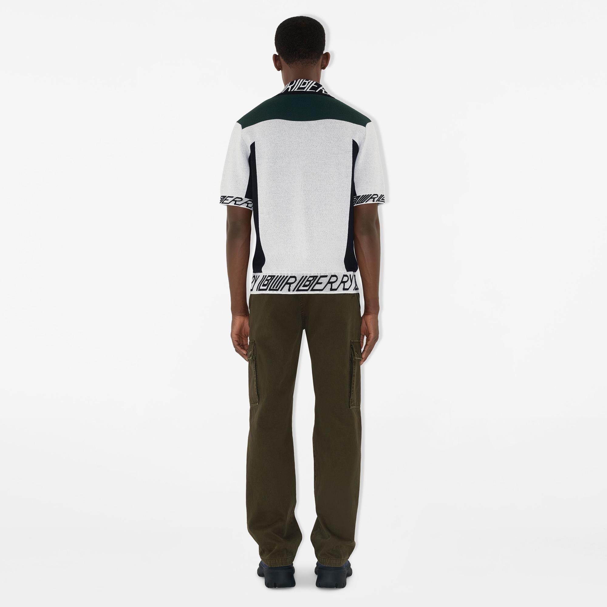 Burberry Erkek Beyaz Polo