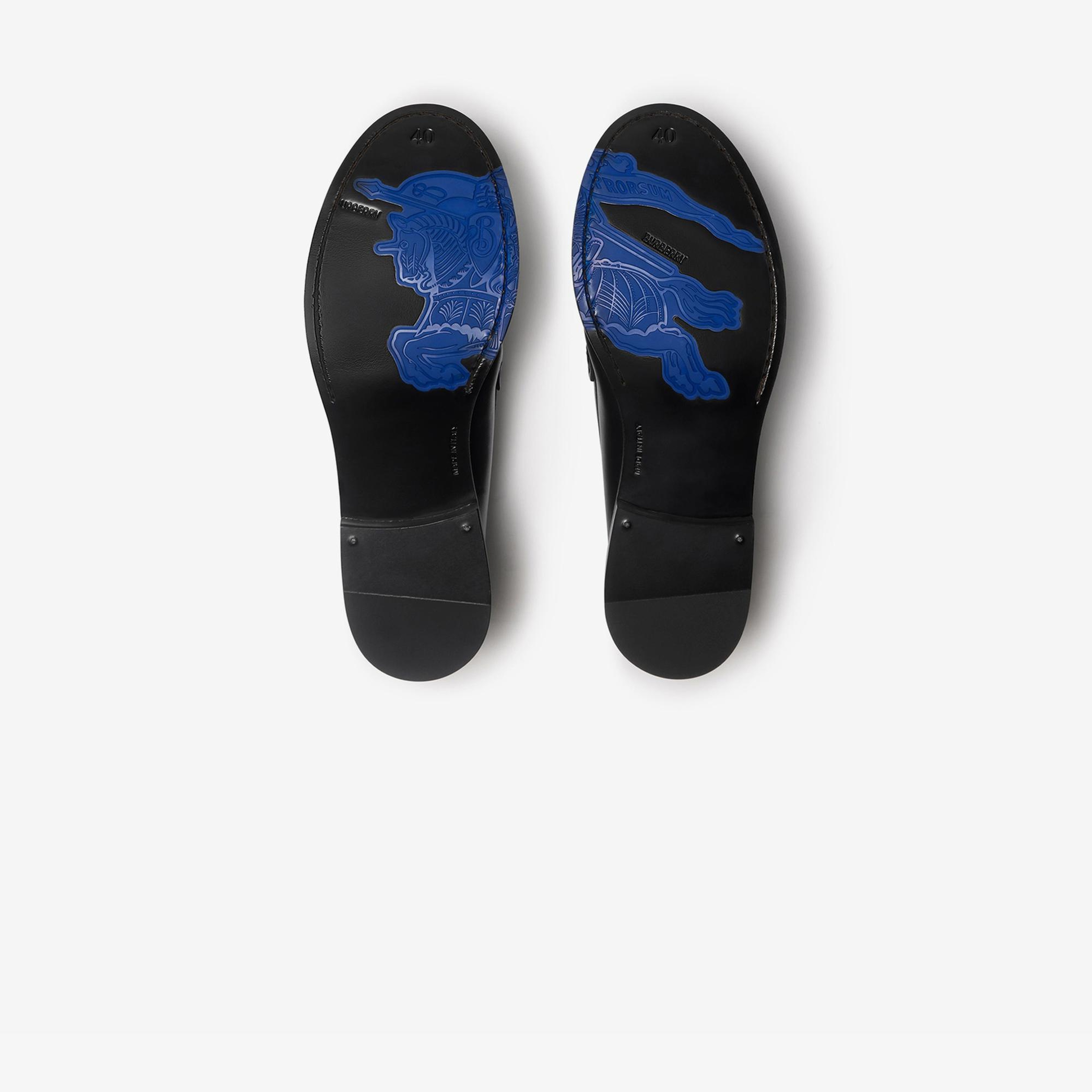 Burberry Leather Cadet Kadın Siyah Günlük Ayakkabı