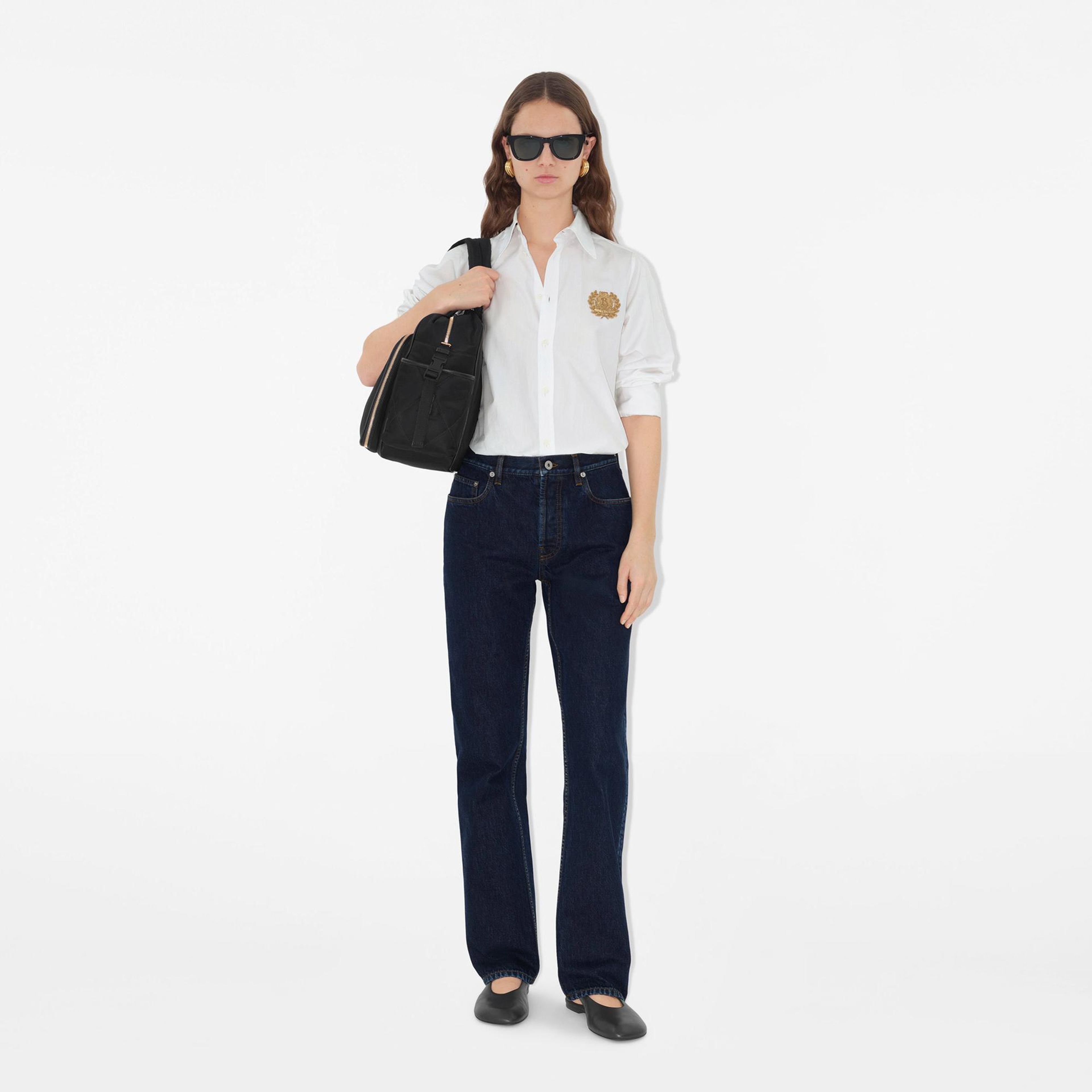 Burberry Quilted Nylon Baby Changing Çocuk Siyah Omuz Çantası