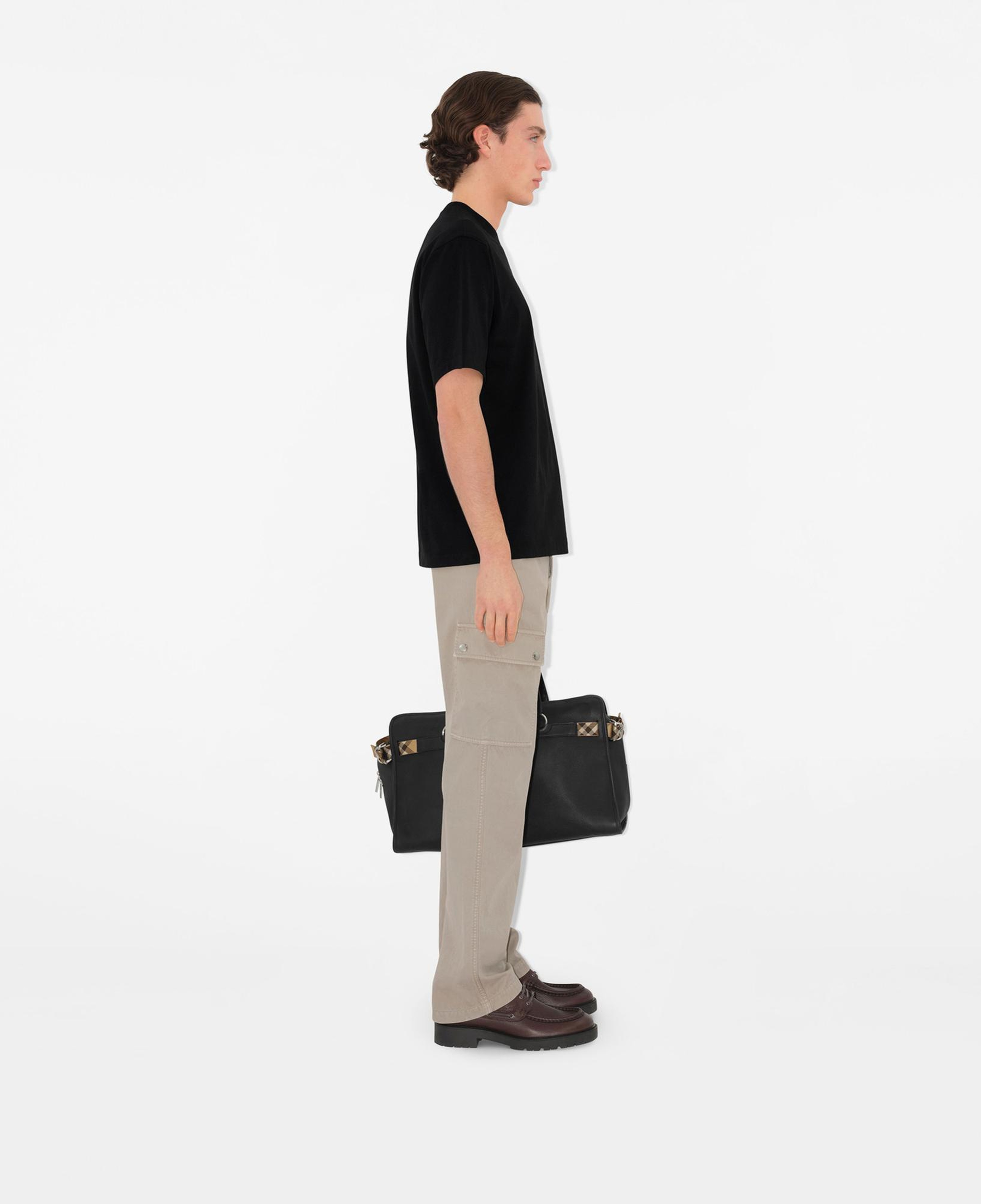 Burberry Sic Crest Cotton Erkek Siyah T-Shirt