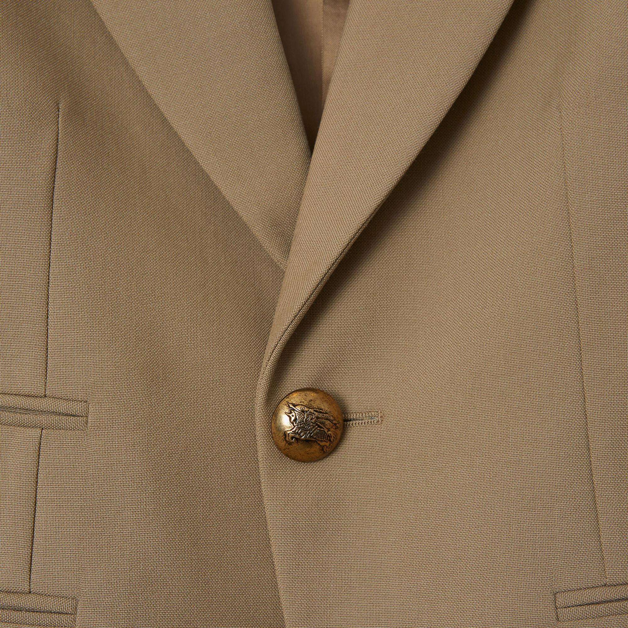 Burberry Wool Tailored Kadın Bej Ceket