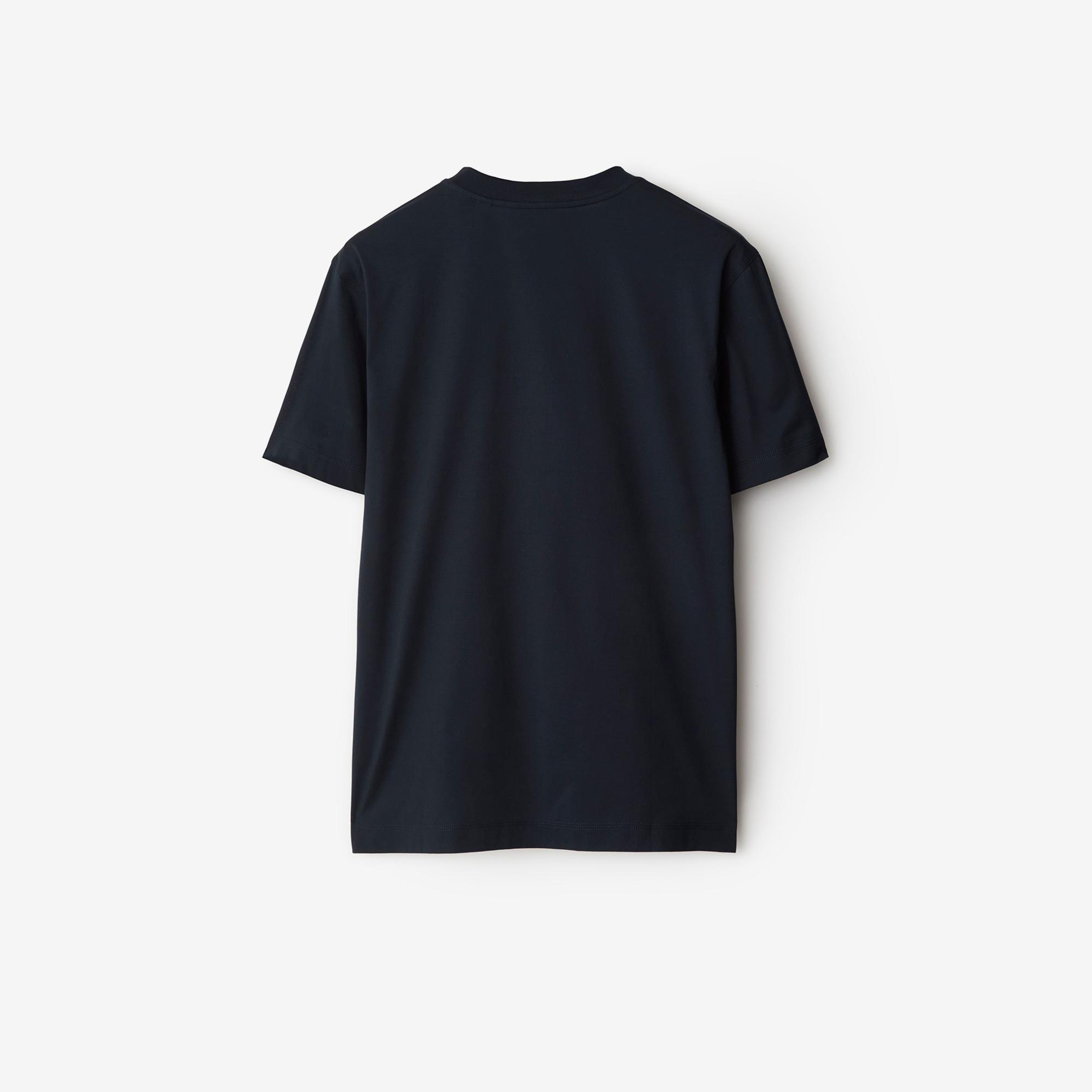 Burberry Pamuklu Erkek Lacivert T-Shirt