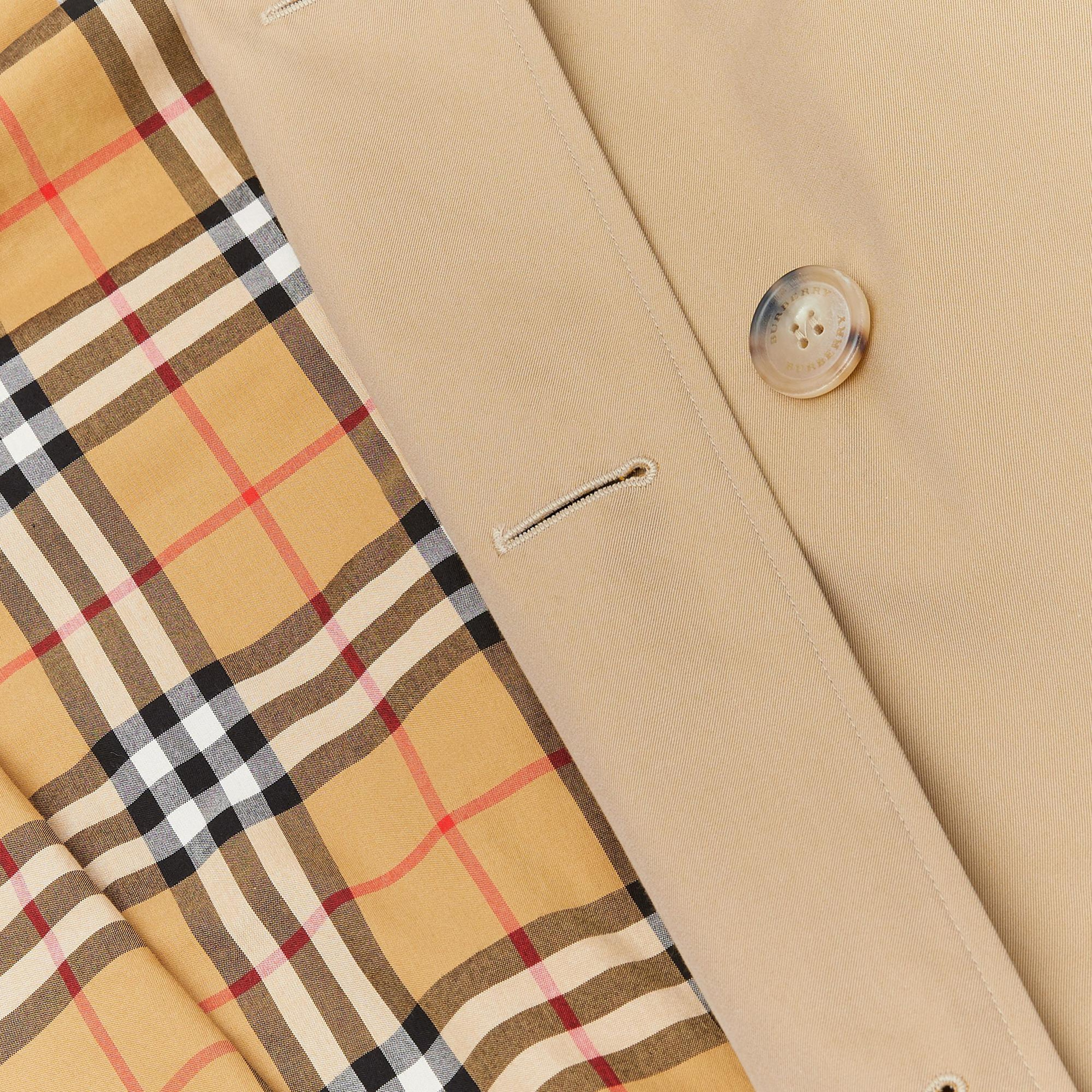 Burberry The Long Chelsea Heritage Erkek Bej Trençkot