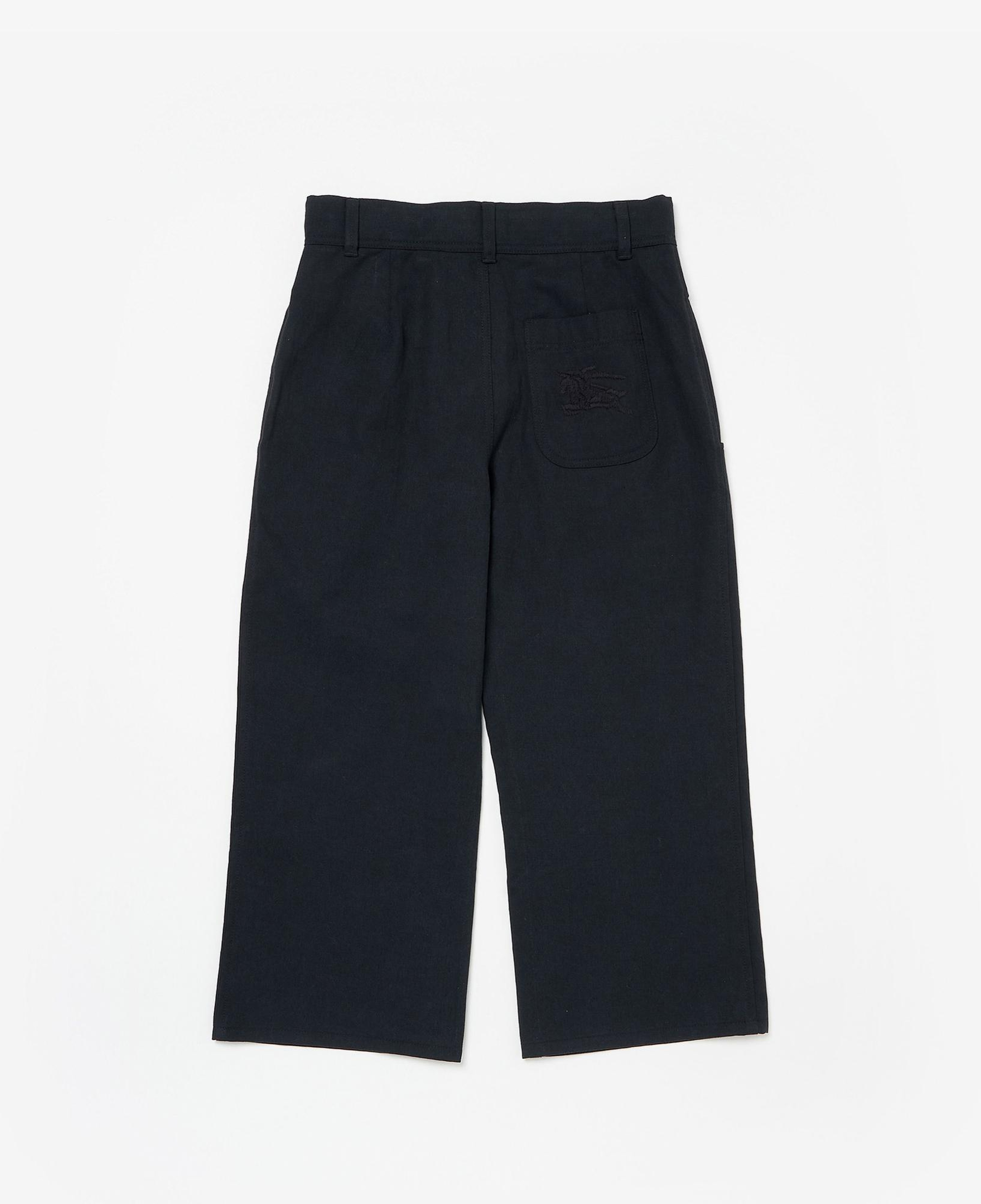 Burberry Pamuk Karışımlı Çocuk Siyah Pantolon