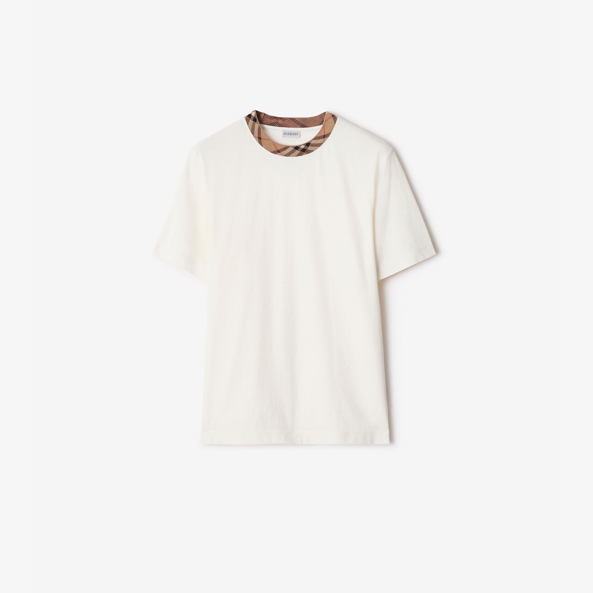Burberry Erkek Beyaz T-Shirt