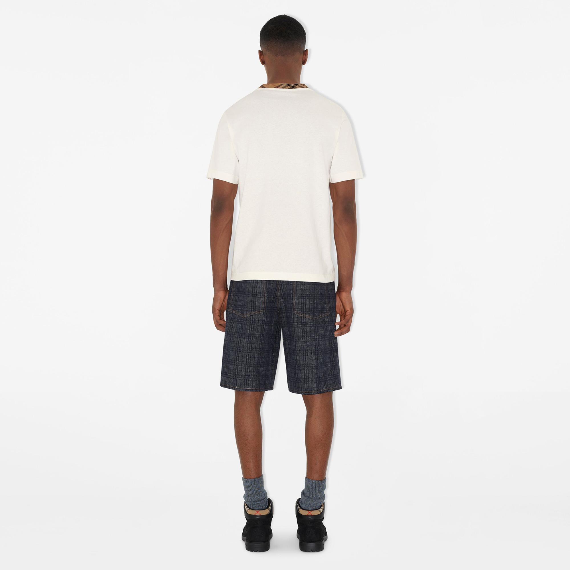 Burberry Erkek Beyaz T-Shirt