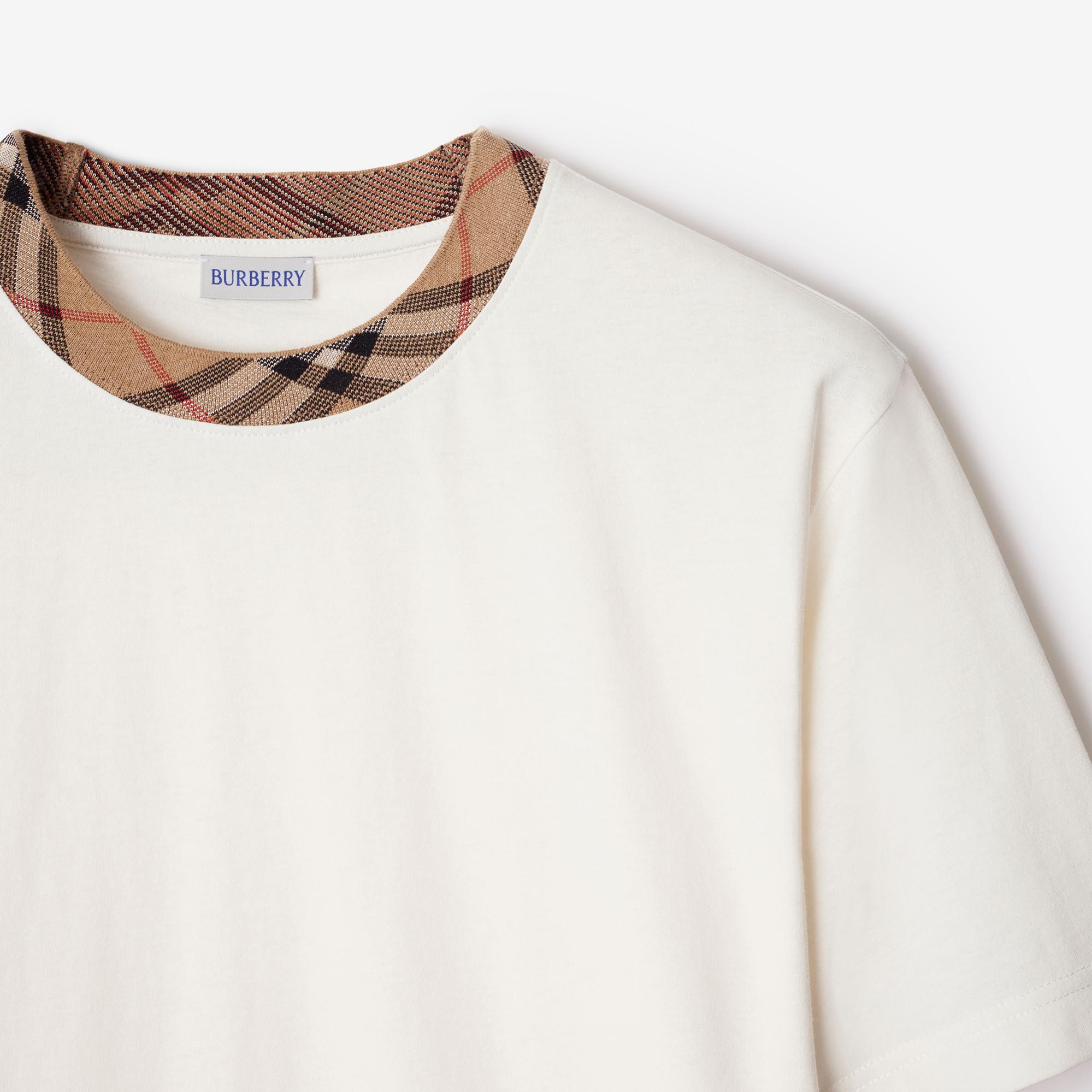Burberry Erkek Beyaz T-Shirt
