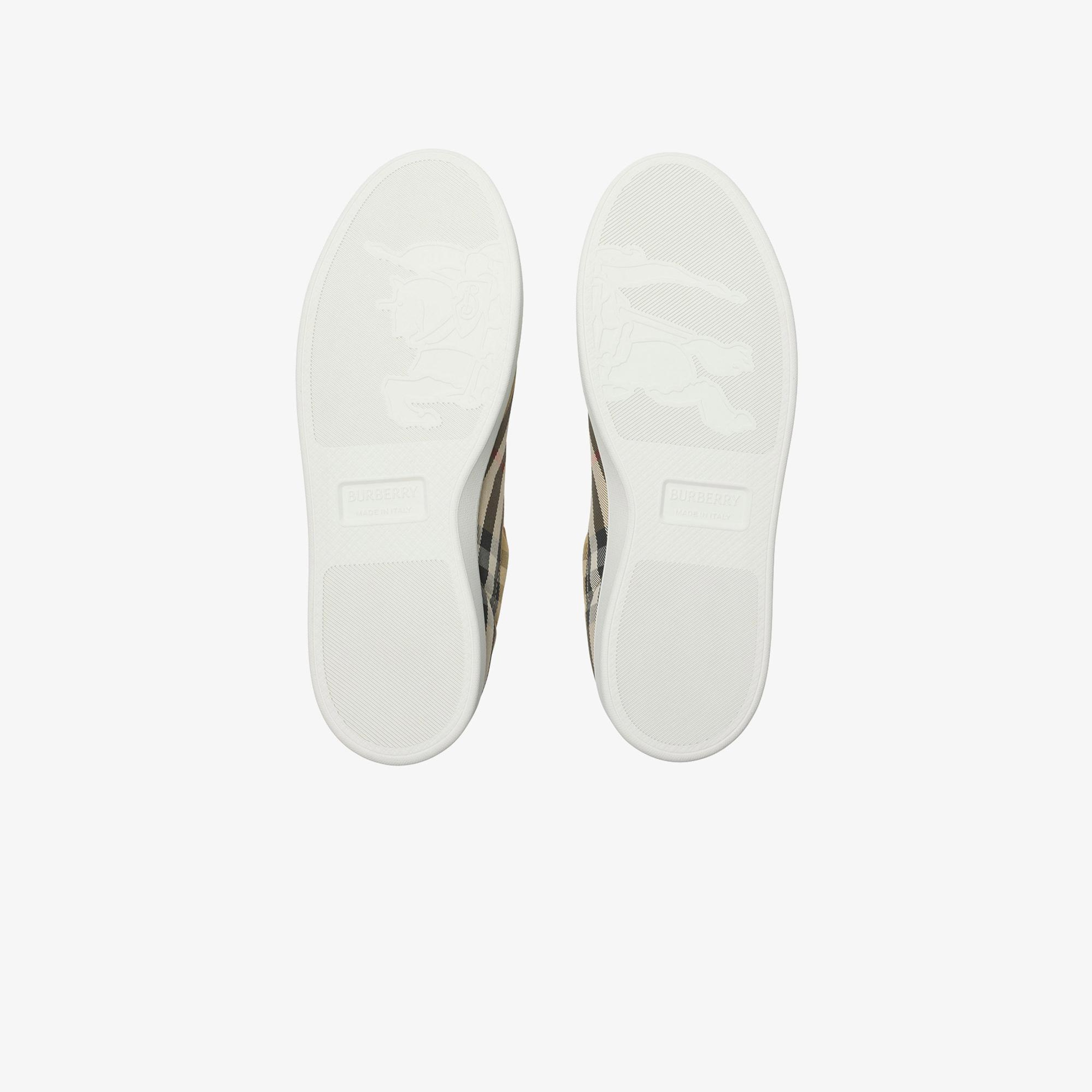 Burberry Set Check Kadın Bej Sneaker