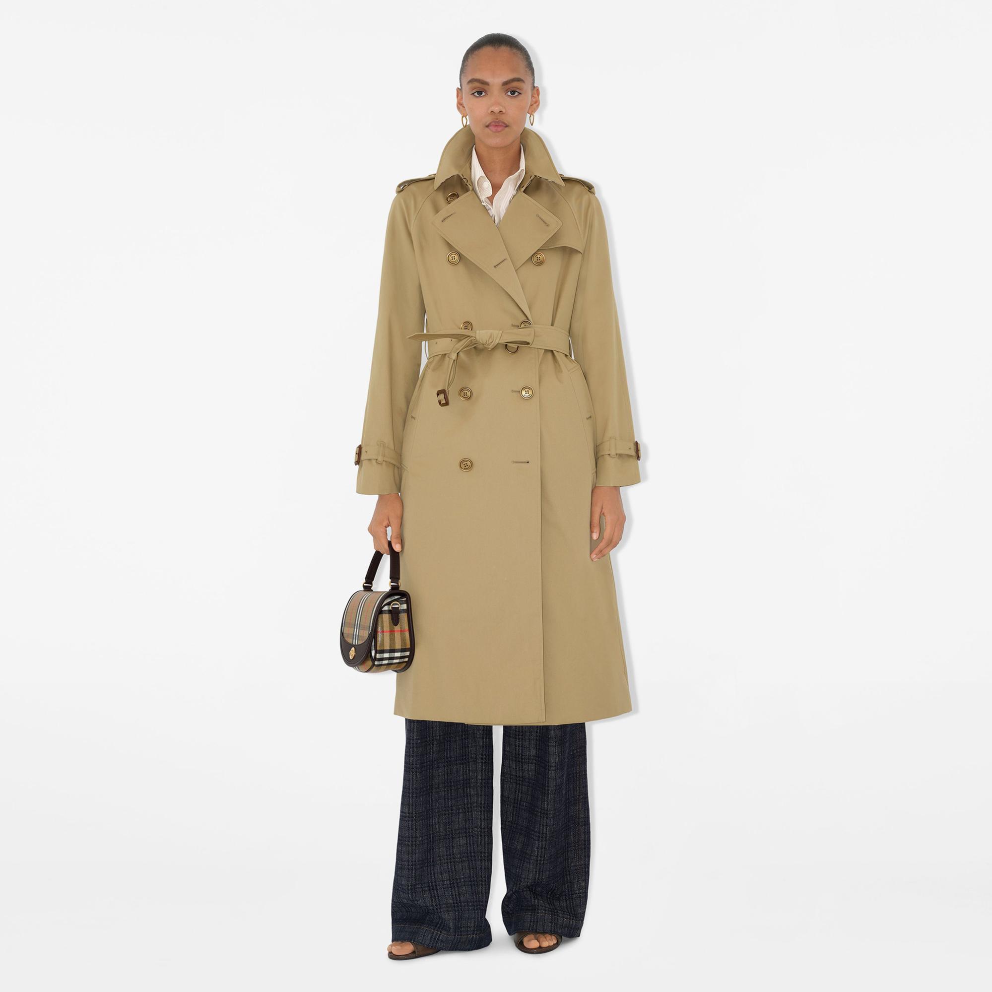 Burberry Kadın Bej Trençkot