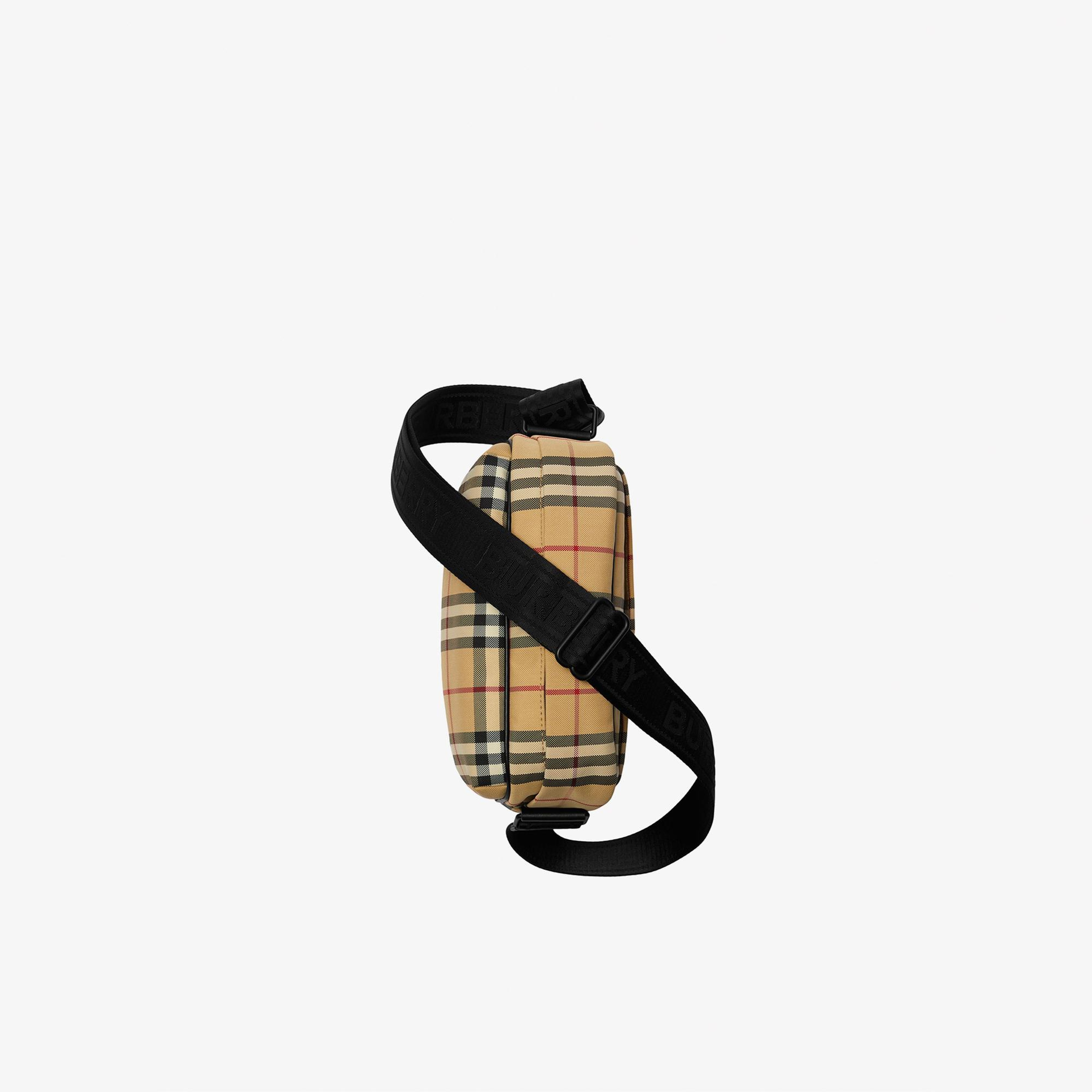 Burberry Check Paddy Erkek Bej Omuz Çantası