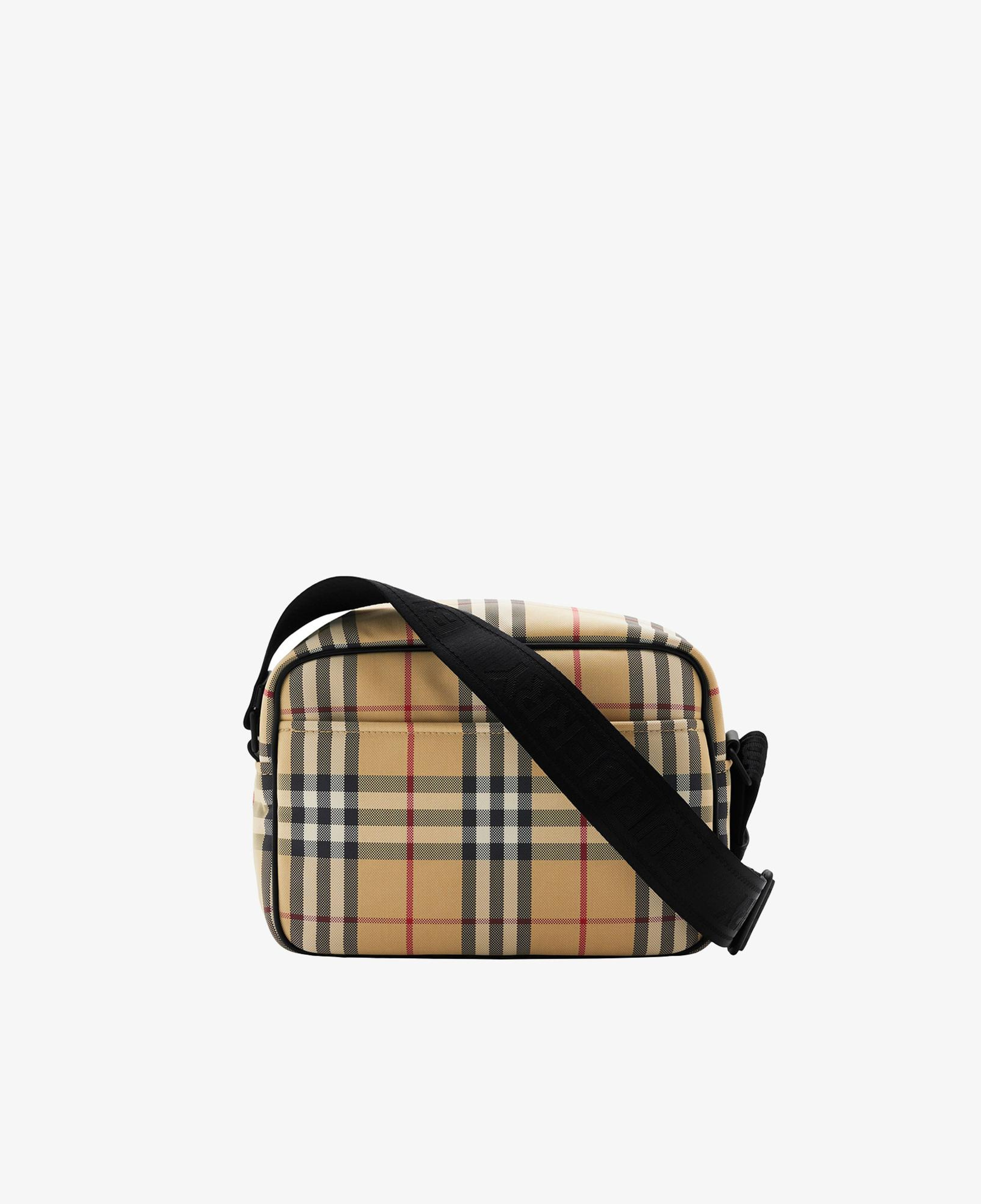 Burberry Check Paddy Erkek Bej Omuz Çantası